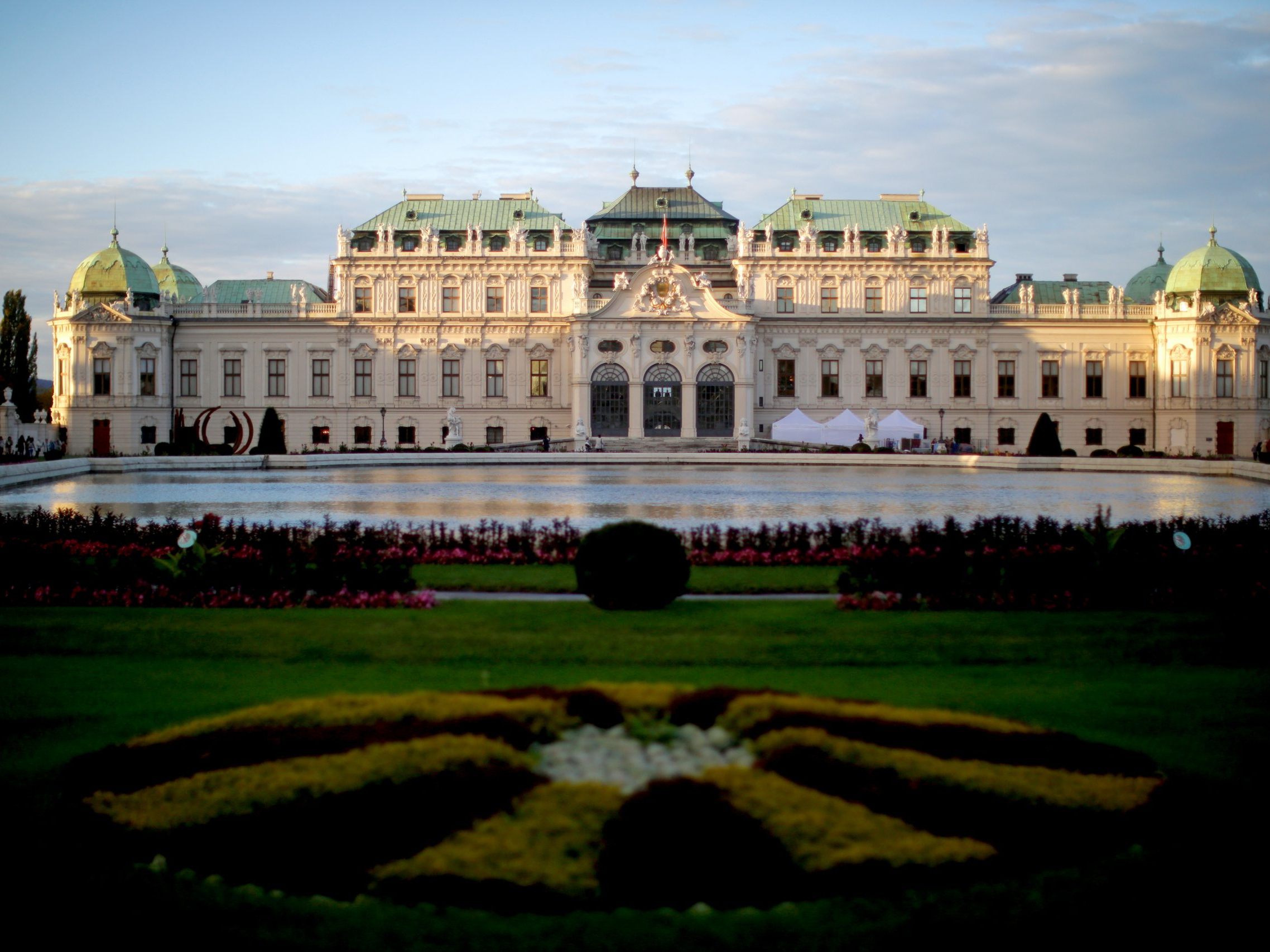 Das Wiener Schloss Belvedere. Das Wiener Schloss Belvedere.