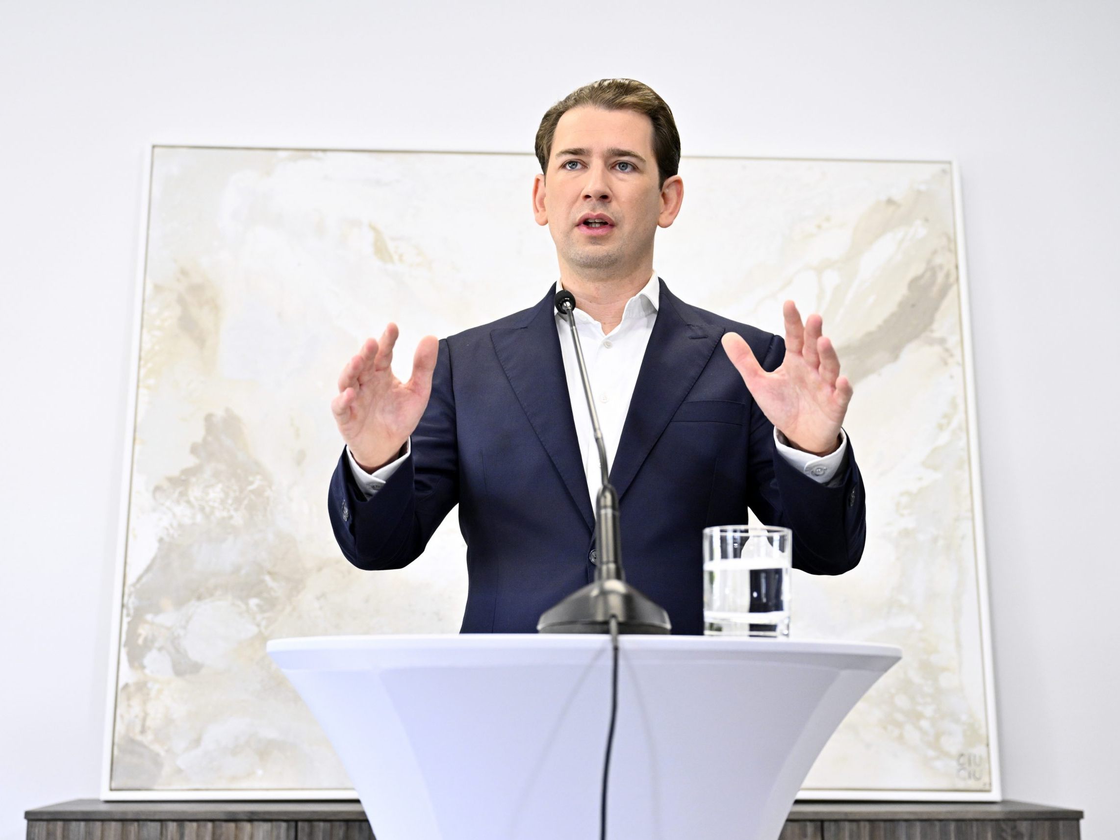 Sebastian Kurz am Dienstag.