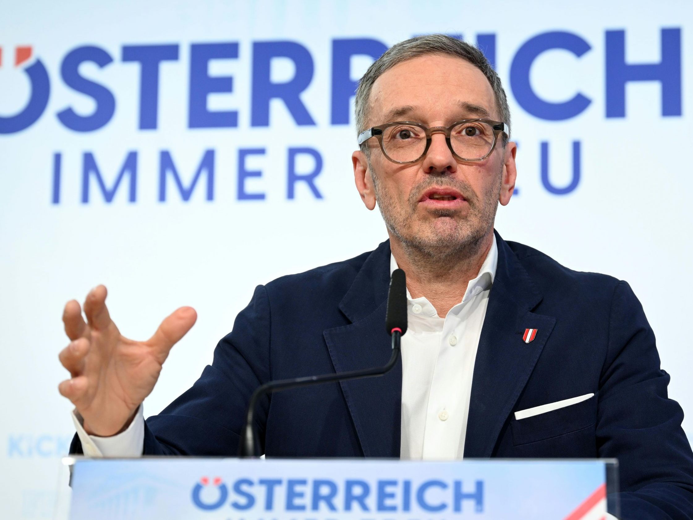 Die ÖVP lud zu einer Pressekonferenz.