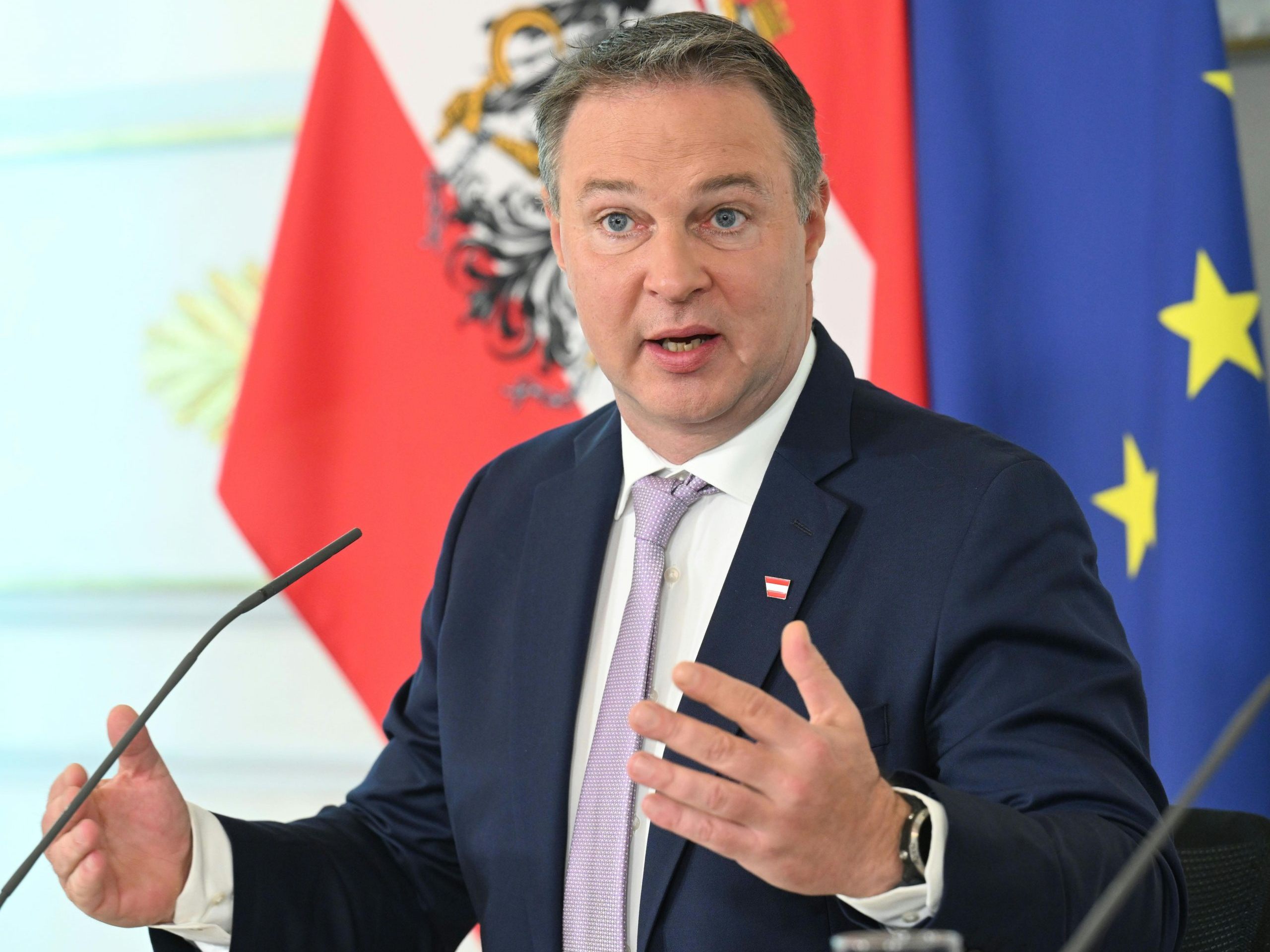 Babler richtete Appell an internationale Gemeinschaft.