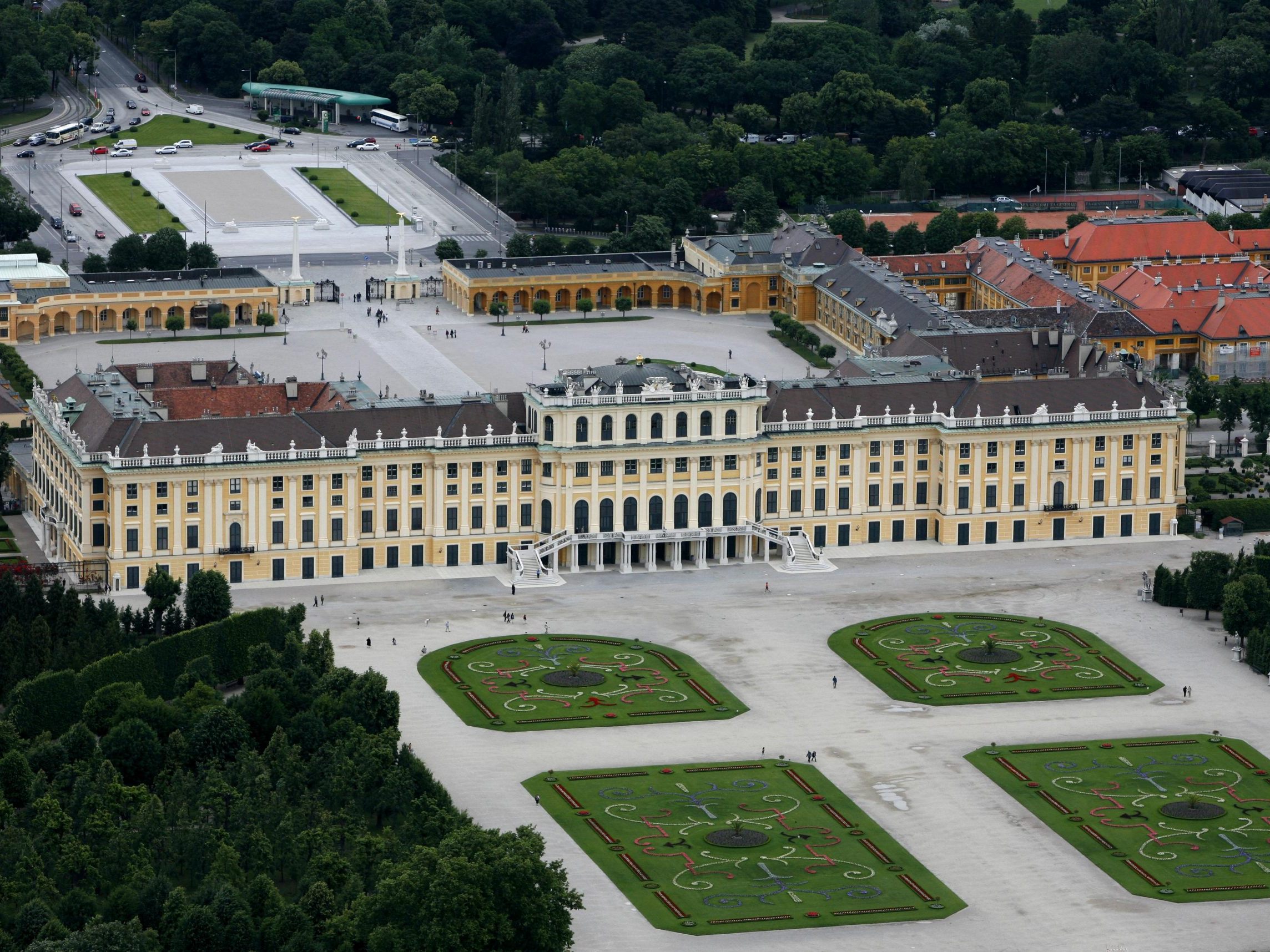 Das Wiener Schloss Schönbrunn.