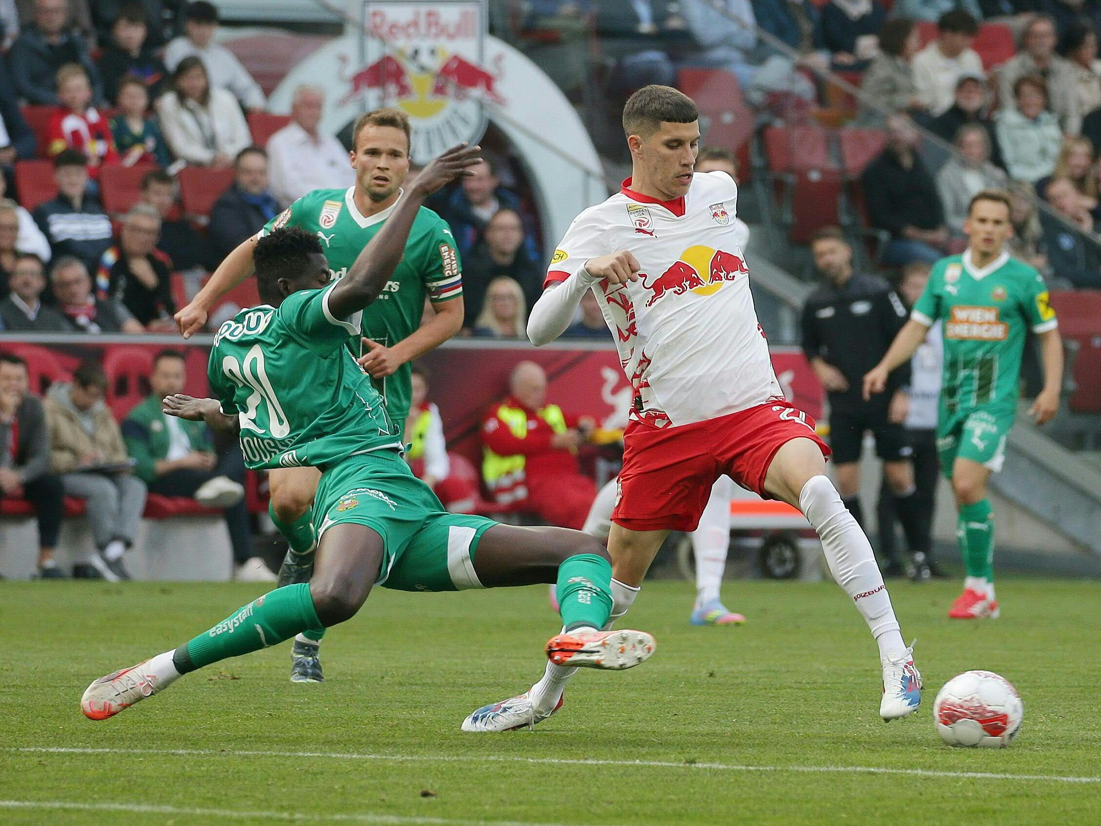 Rapid unterlag Salzburg.