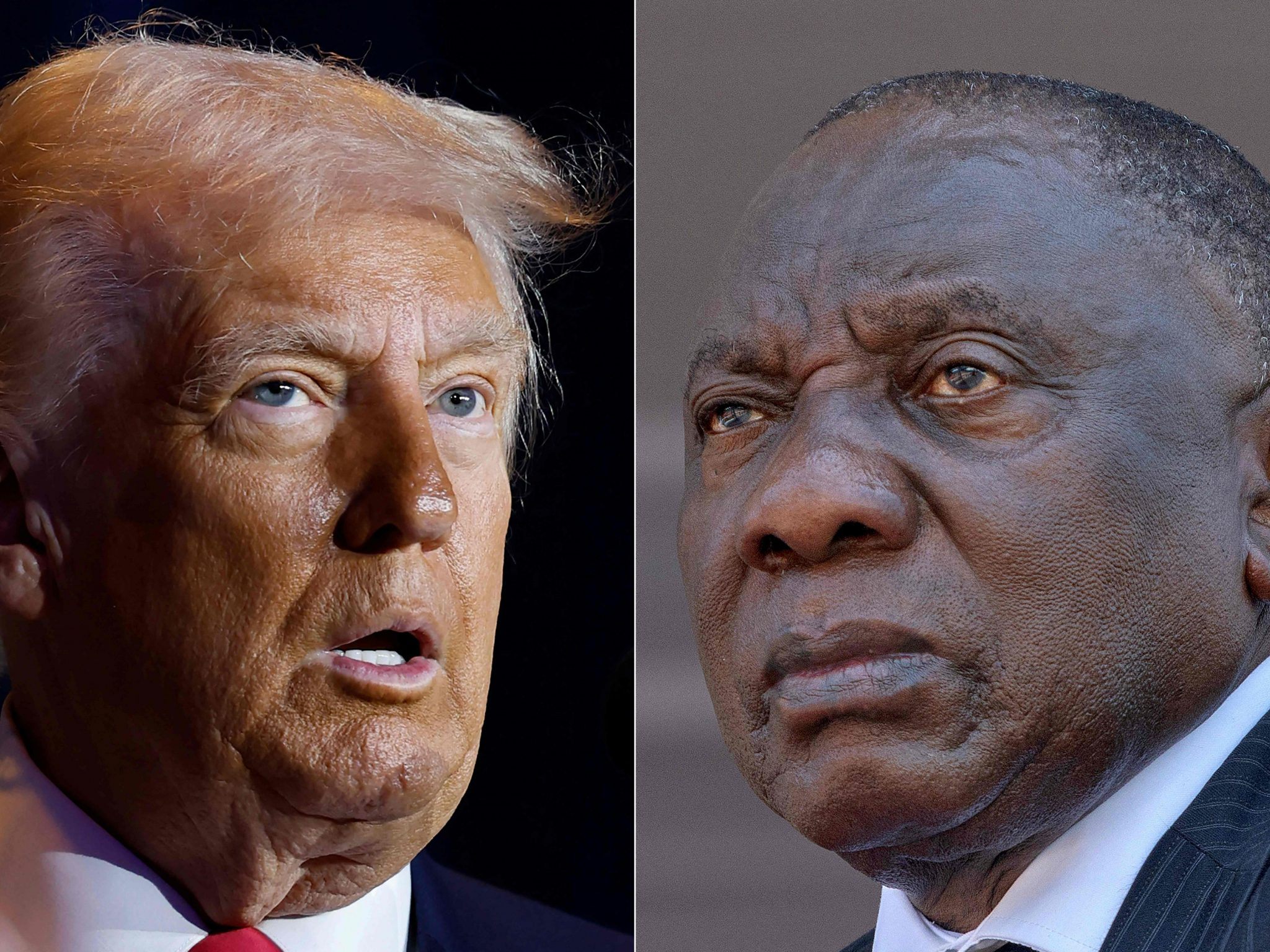 Trumps Genozid-Vorwurf und eingefrorene US-Hilfen belasten das Verhältnis zu Südafrika. Trumps Genozid-Vorwurf und eingefrorene US-Hilfen belasten das Verhältnis zu Südafrika.