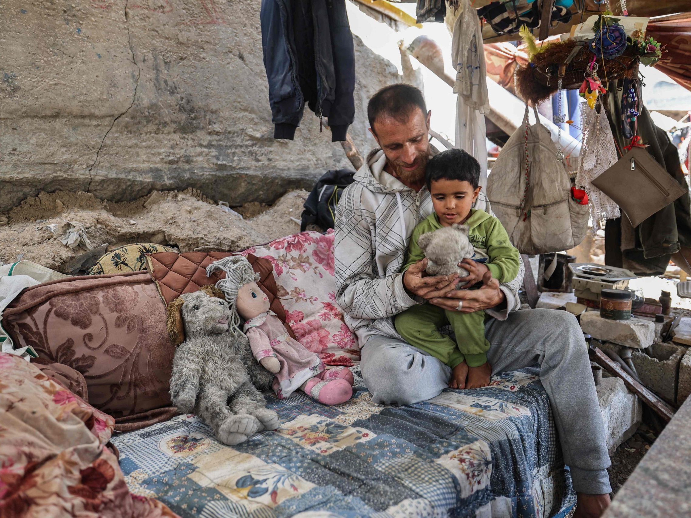 Die Menschen im Gazastreifen fürchteten sich vor allem davor, Angehörige zu verlieren. Die Menschen im Gazastreifen fürchteten sich vor allem davor, Angehörige zu verlieren.