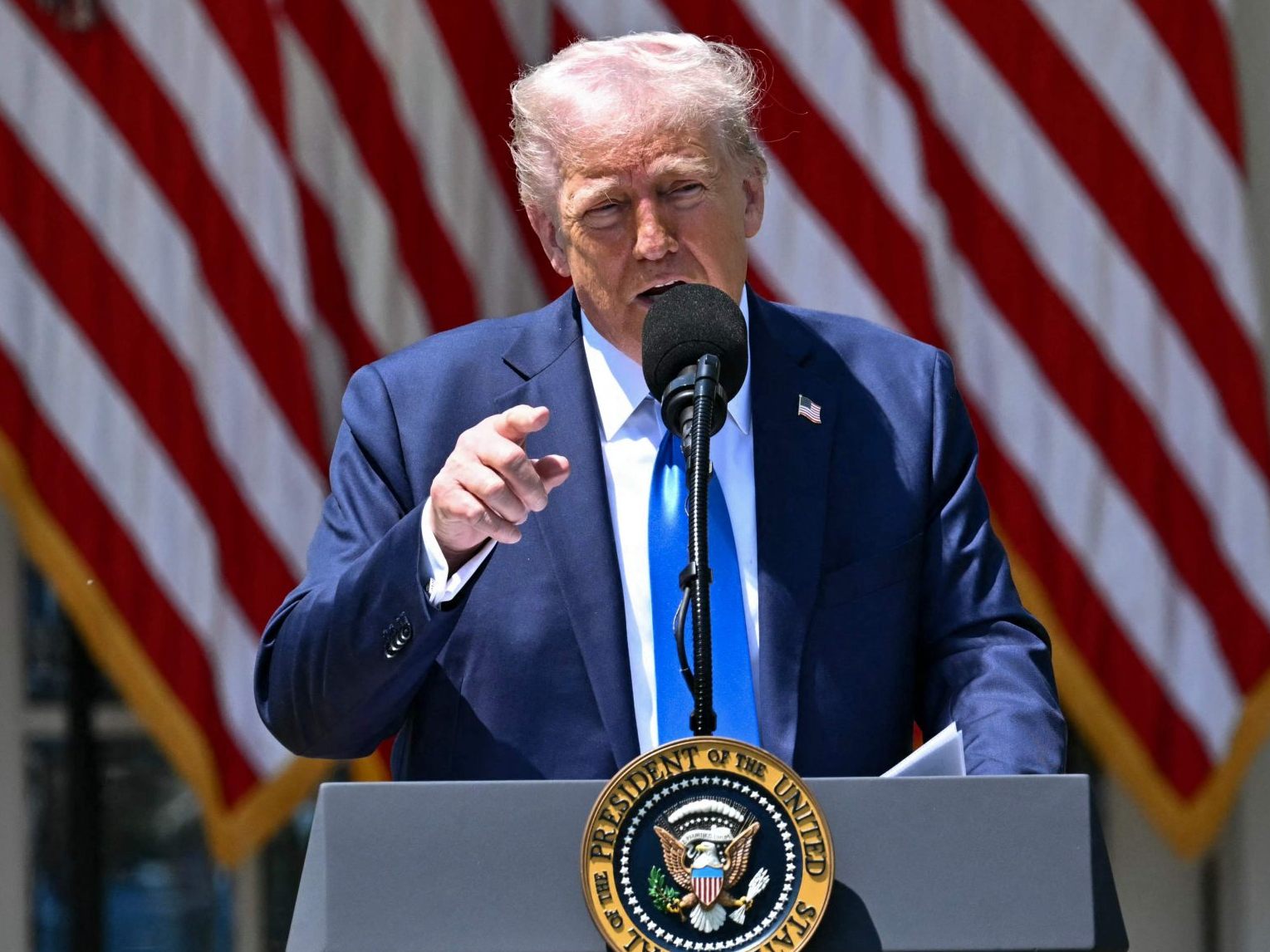 US-Präsident plant Siegesfeiern für die Zukunft US-Präsident plant Siegesfeiern für die Zukunft