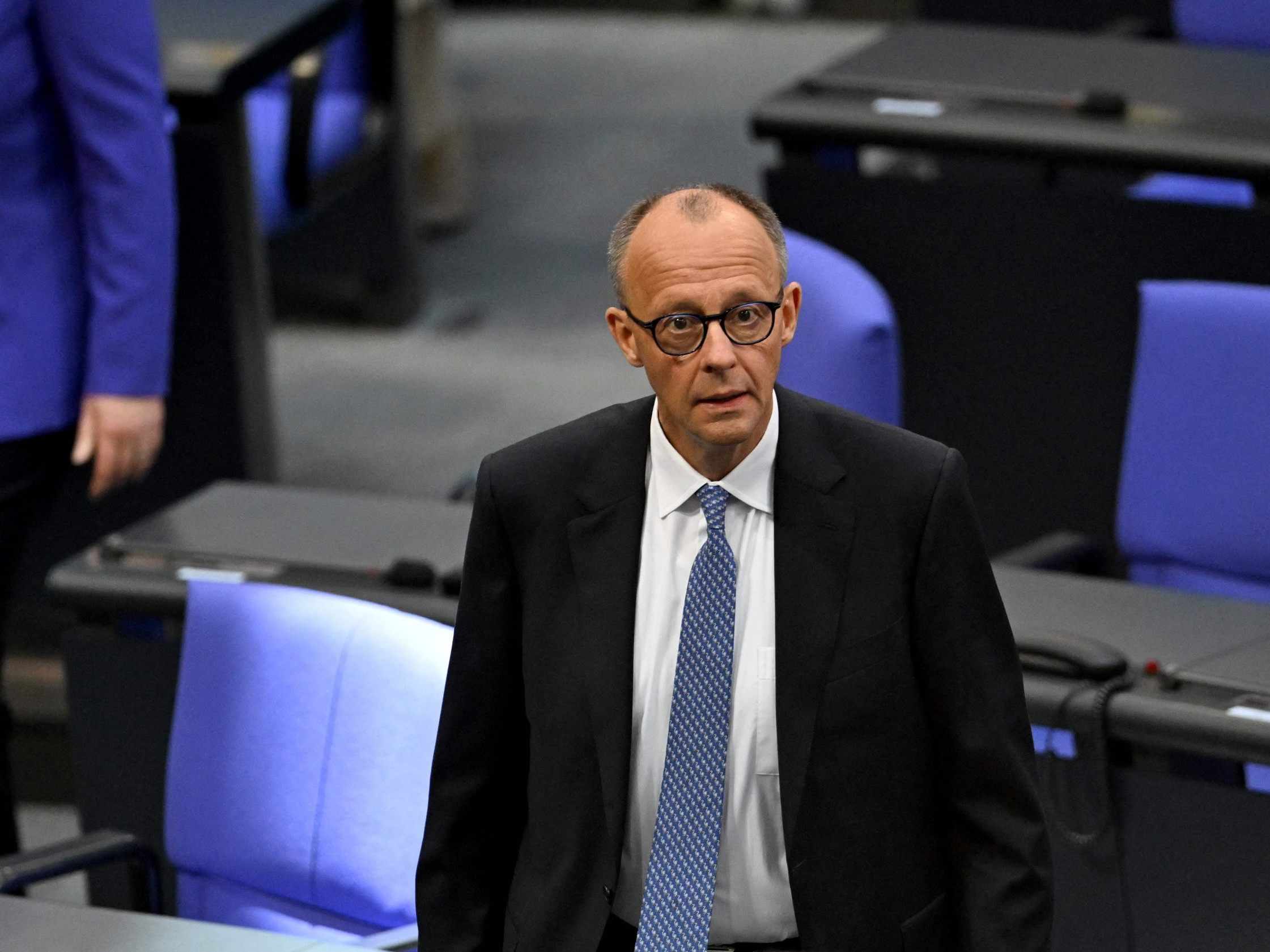 CDU-Chef Friedrich Merz ist bei der Kanzlerwahl im Bundestag im ersten Wahlgang durchgefallen.