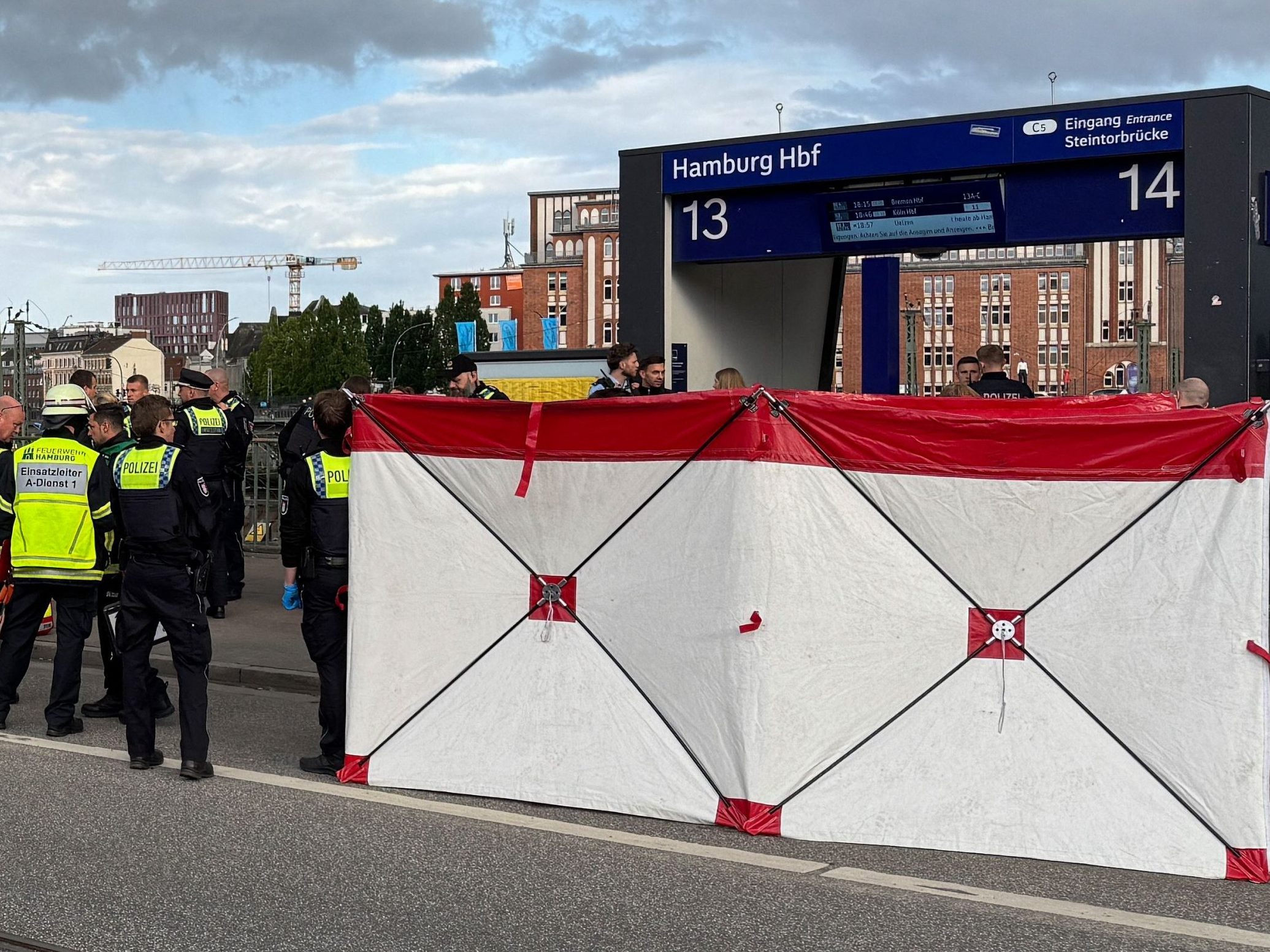 Messerangriff am Hamburger Hauptbahnhof
