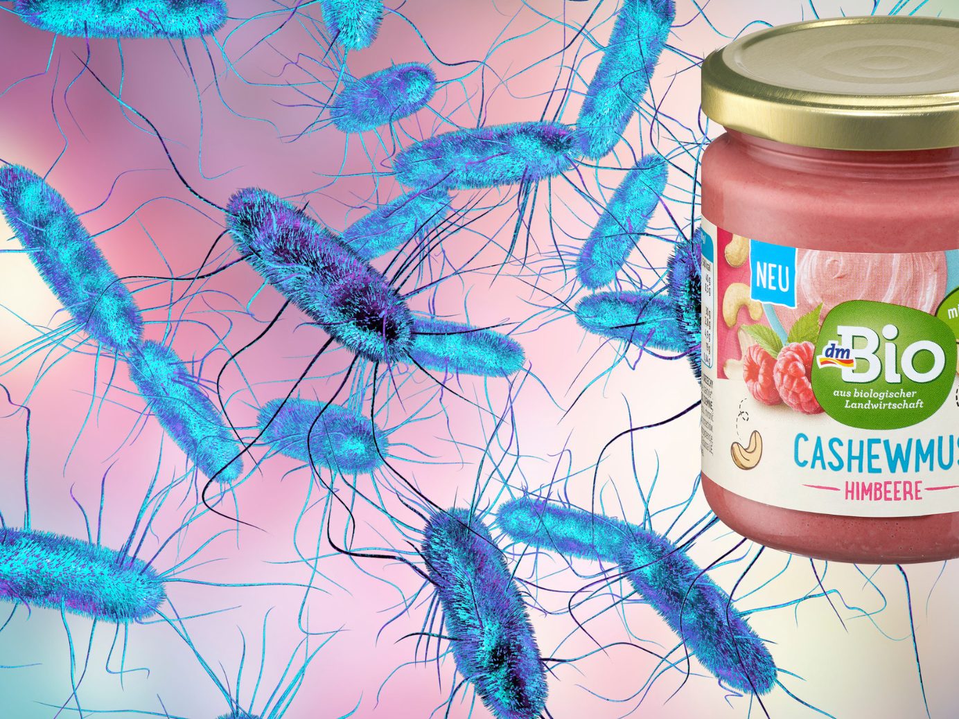 dm ruft den Artikel "dmBio Cashewmus Himbeere" zurück. dm ruft den Artikel "dmBio Cashewmus Himbeere" zurück.