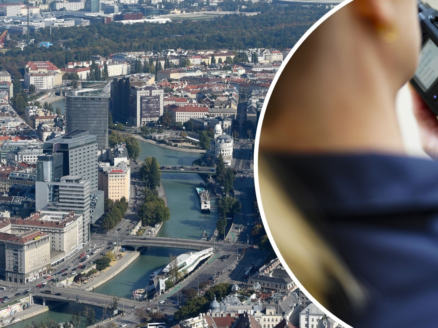 In Wien wurde ein 27-Jähriger aus dem Donaukanal gerettet.