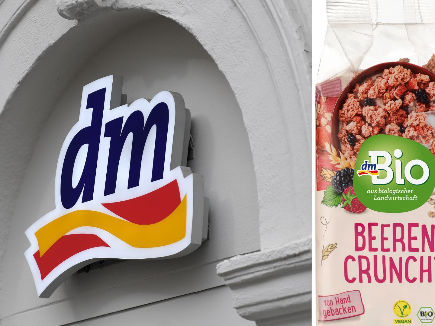 dm mit Produktrückruf.