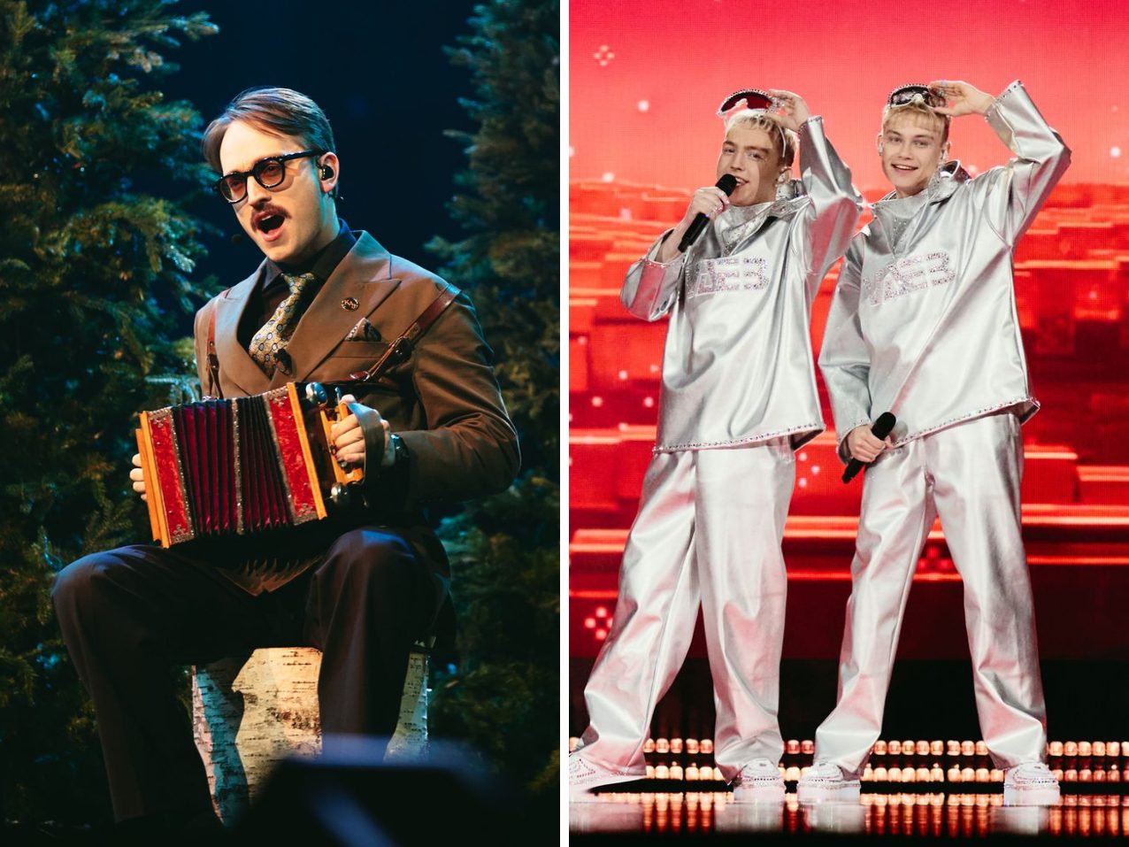 Die Beiträge im 1. ESC-Halbfinale im Überblick. Die Beiträge im 1. ESC-Halbfinale im Überblick.