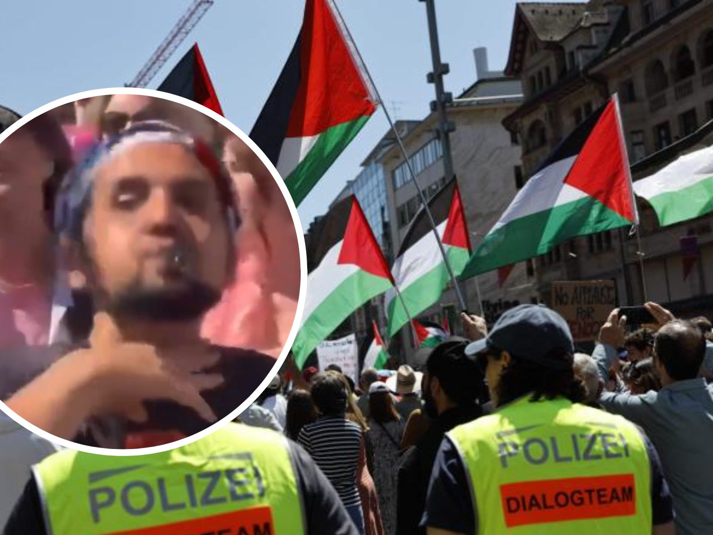 Nach einer Drohgebärde bei der ESC-Eröffnung zeigte Israel den Mann an.