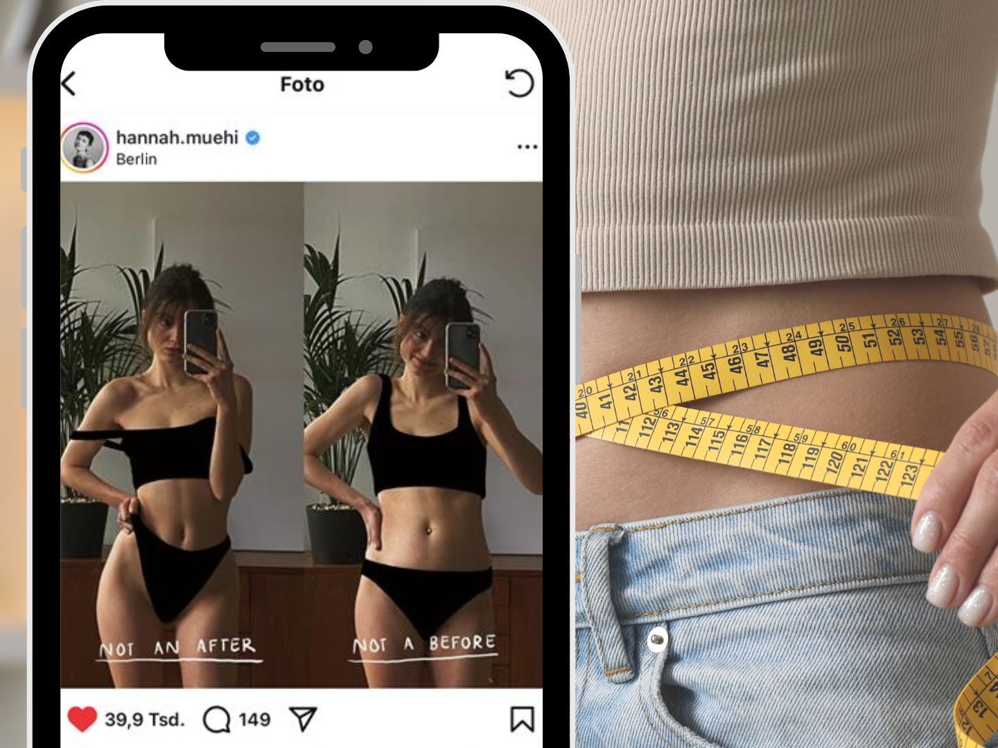 Die Influencerin Hannah Muehi macht immer wieder auf die Realität aufmerksam.