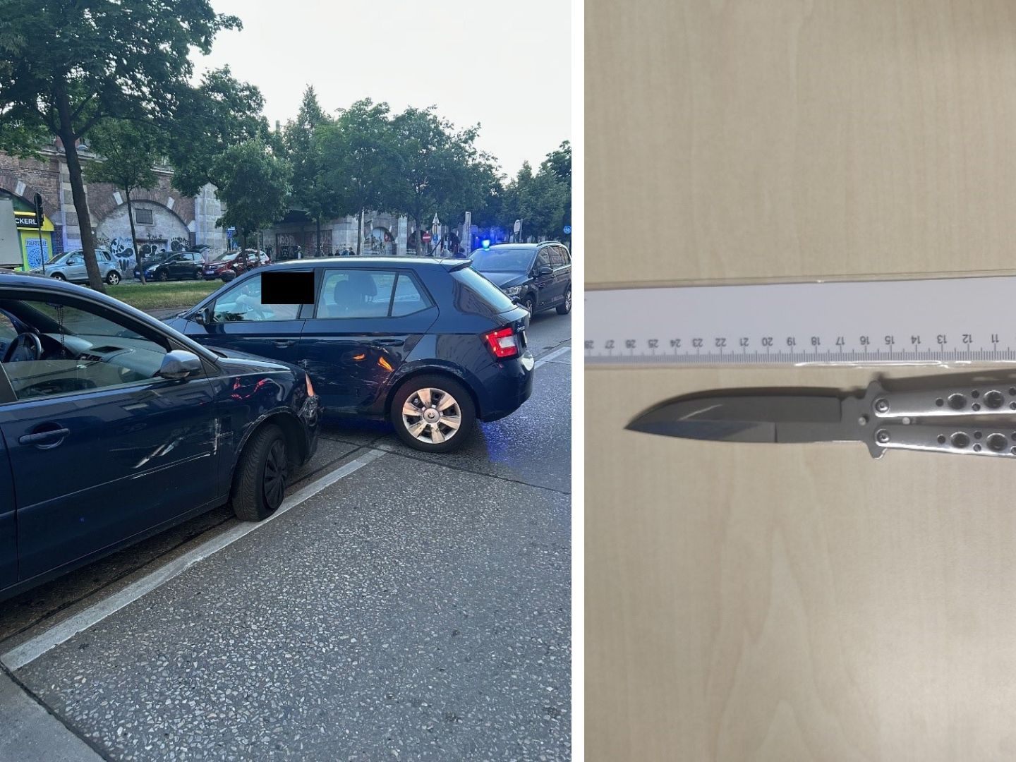 Zu dem Vorfall kam es Dienstagabend am Währinger Gürtel in Wien-Alsergrund.