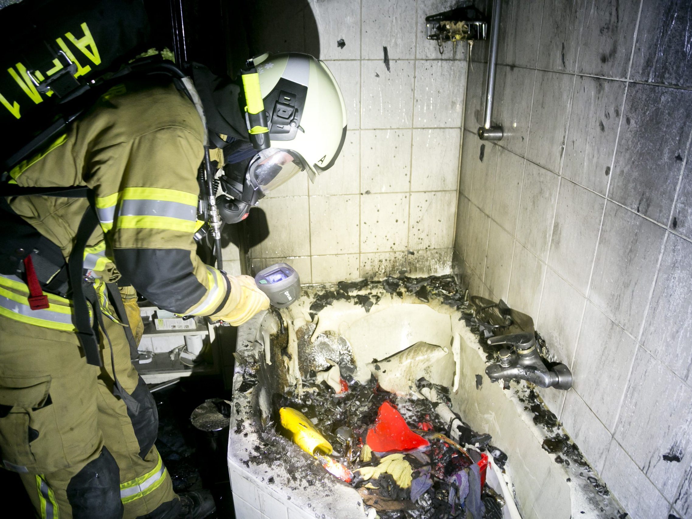 Die Feuerwehr wurde am Samstagabend zu einem Einsatz in Nüziders gerufen.