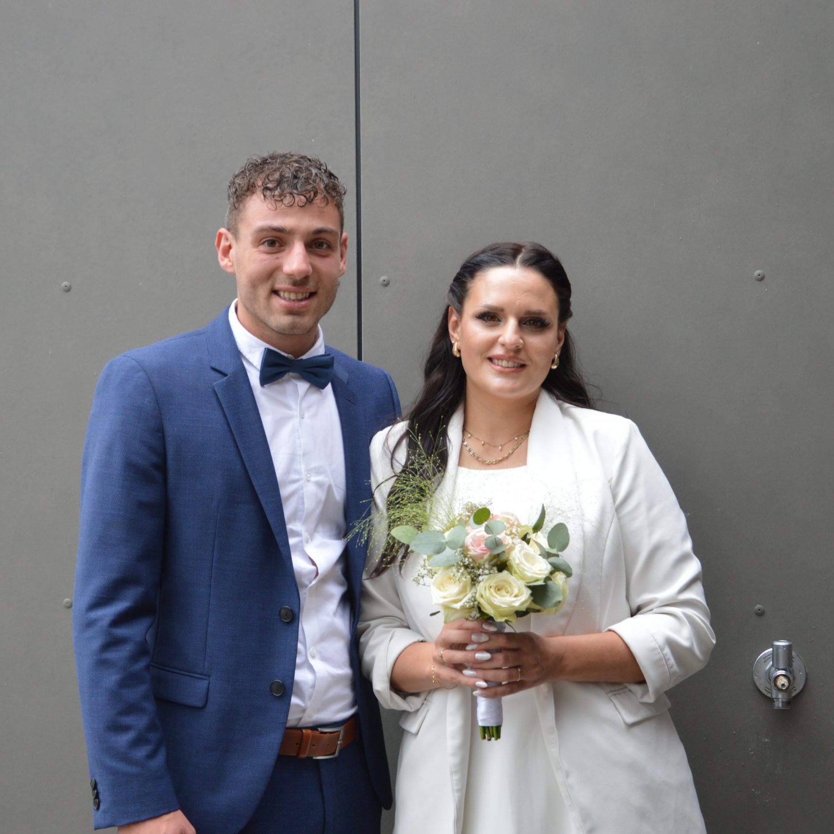 Annabella Puleo und Markus Blank feierten ihre standesamtliche Trauung.