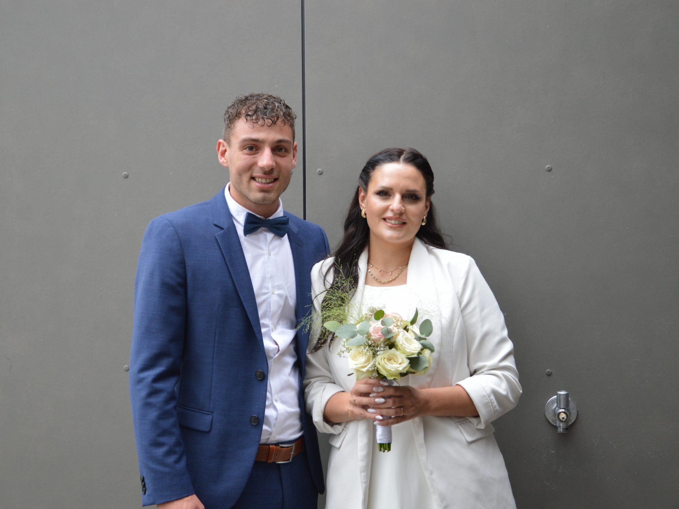 Annabella Puleo und Markus Blank feierten ihre standesamtliche Trauung. Annabella Puleo und Markus Blank feierten ihre standesamtliche Trauung.