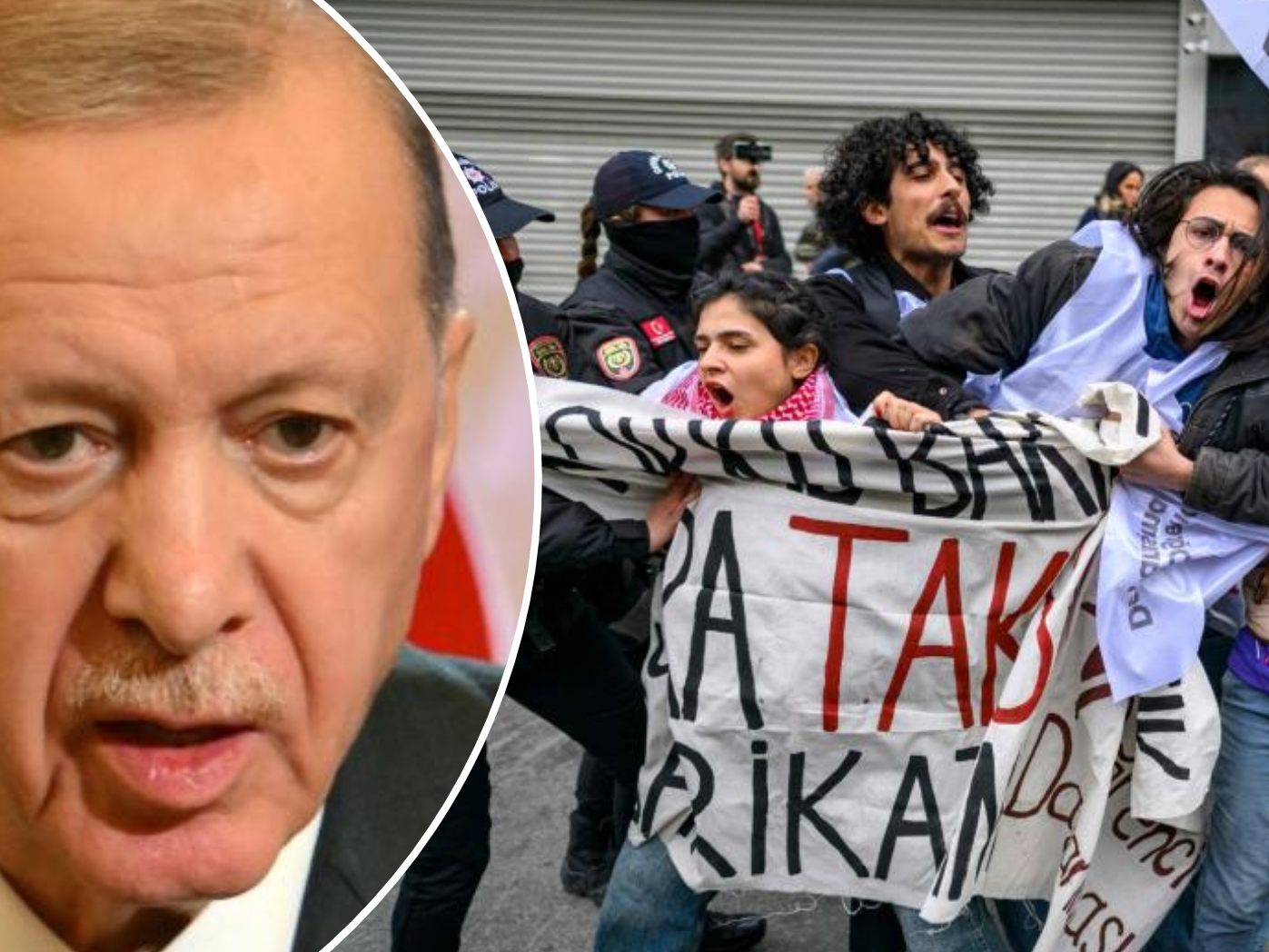 In der Türkei kam es bei Demonstrationen wieder zu zahlreichen Festnahmen.