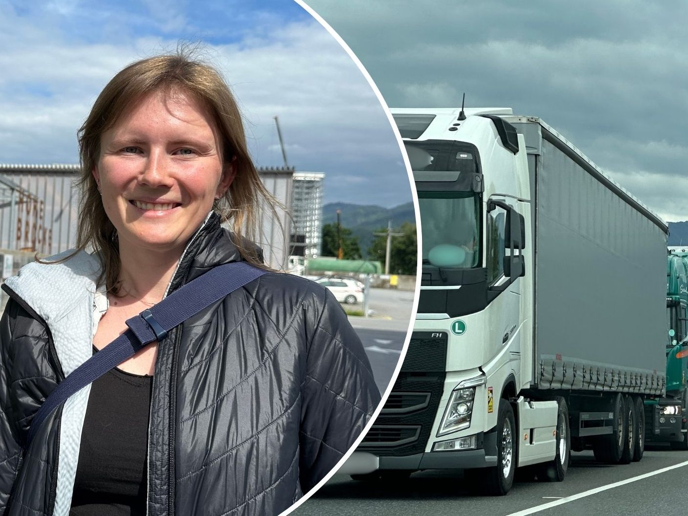 Wie Mitarbeiter im Betriebsgebiet mit dem Stau umgehen. Wie Mitarbeiter im Betriebsgebiet mit dem Stau umgehen.
