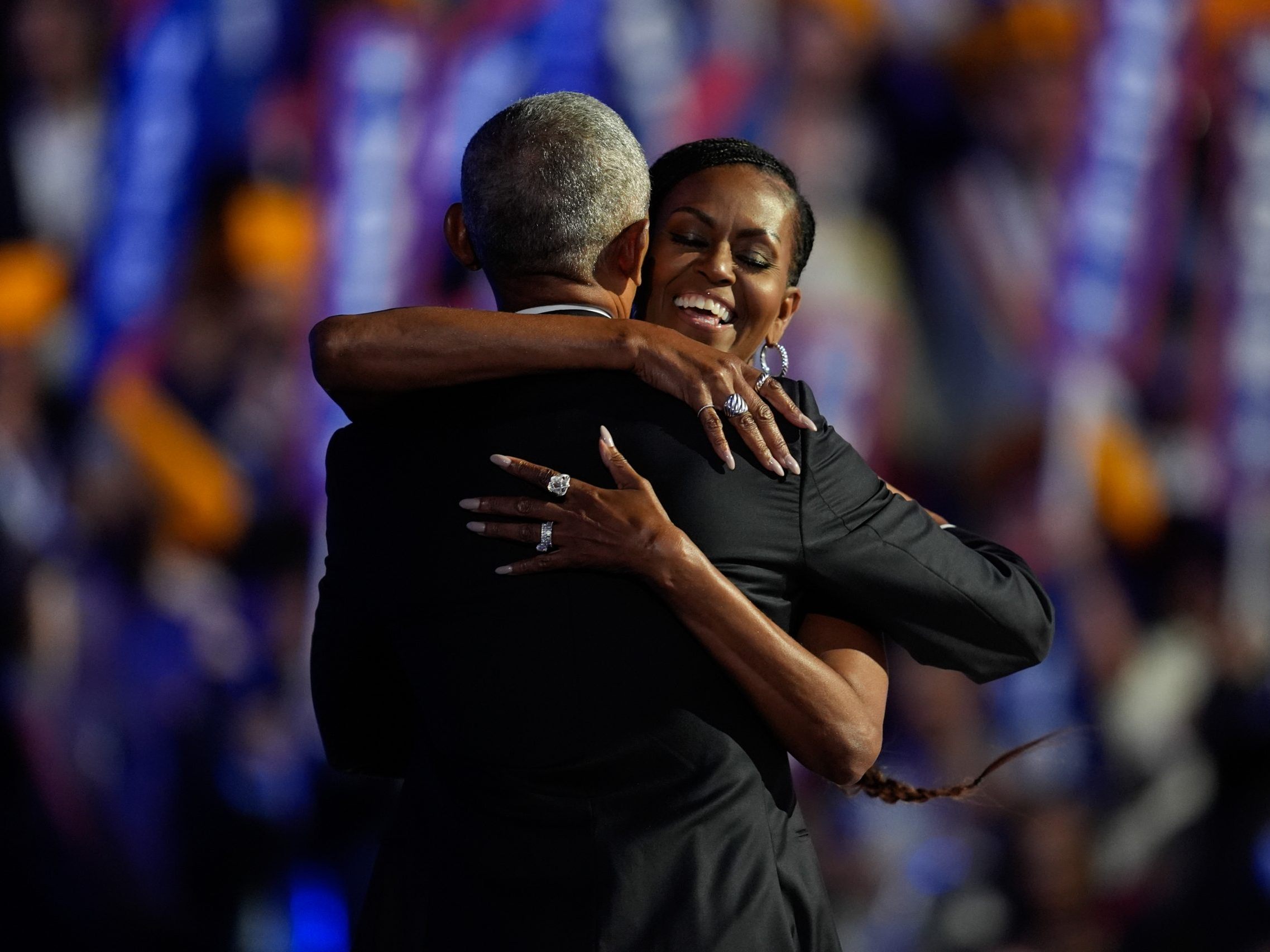 Michelle und Barack Obama. Foto: AP Paul Sancya