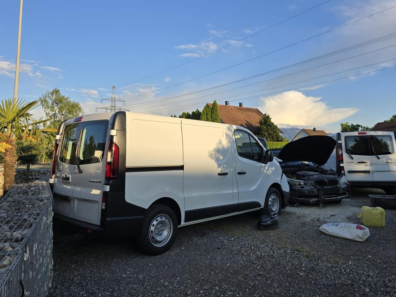 Unfall in Fußach, Sachschaden dürfte erheblich sein.