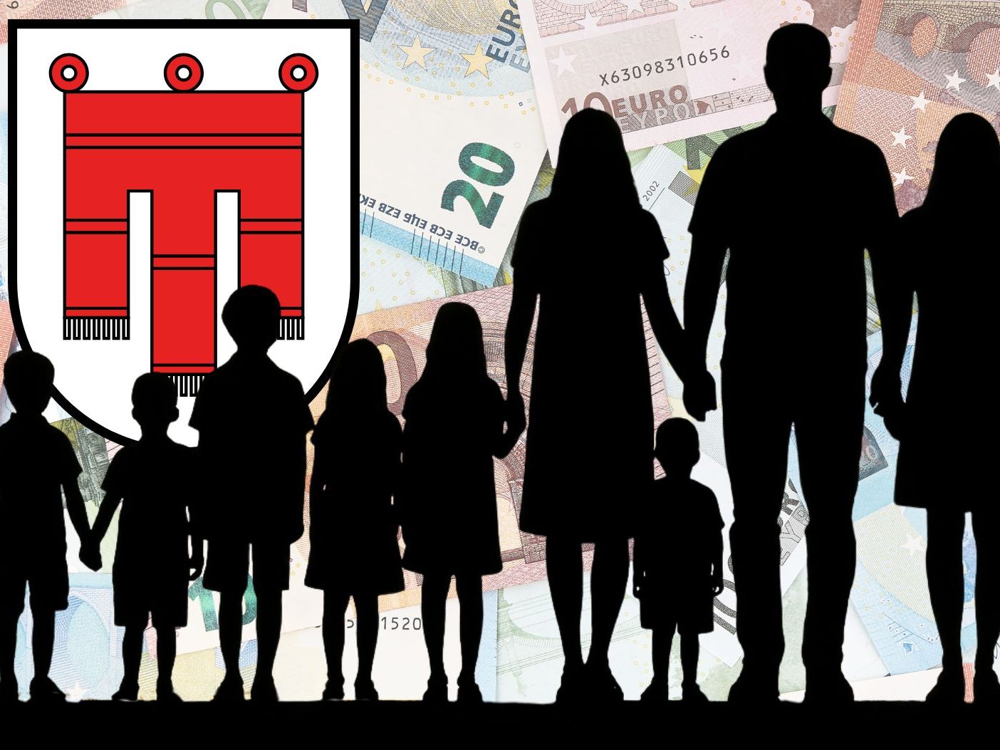 Wie viel bekommt eine 13-köpfige Familie in Vorarlberg im Gegensatz zu einer aus Wien? Wie viel bekommt eine 13-köpfige Familie in Vorarlberg im Gegensatz zu einer aus Wien?