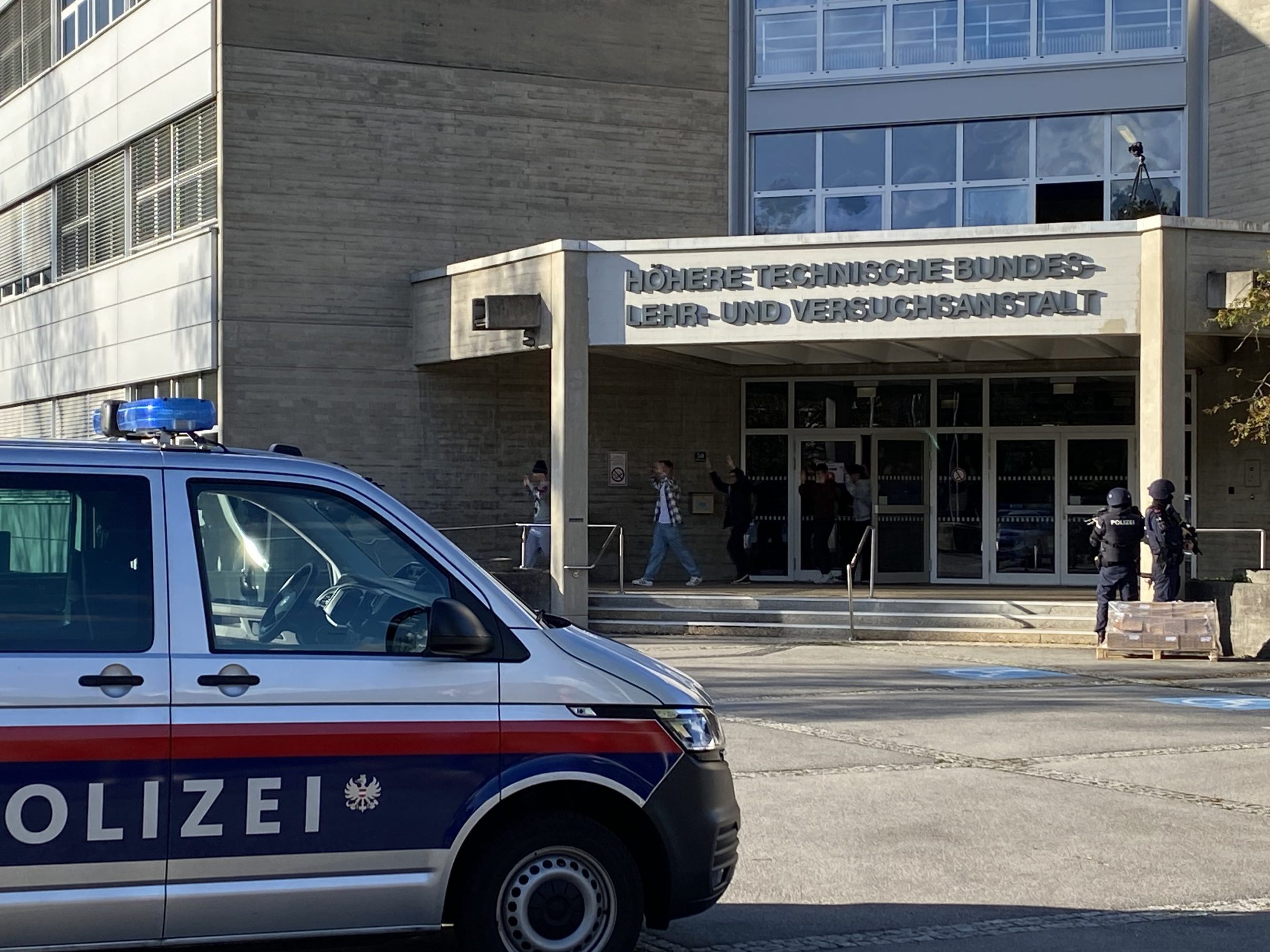Bild einer Übung an der HTL Rankweil 2023 (ARCHIVBILD)