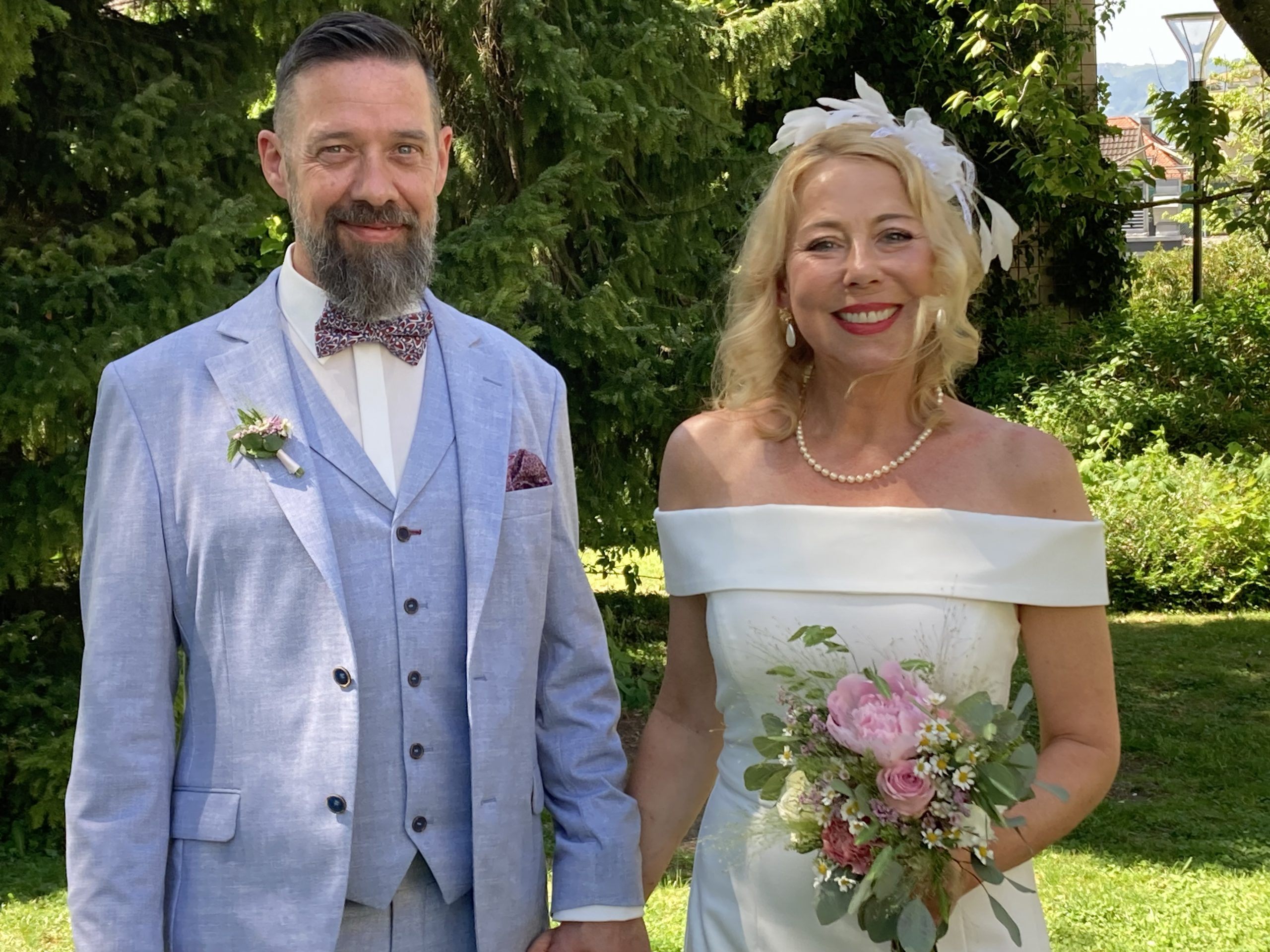 Anita Wittwer und Michael Kluckner feierten ihre standesamtliche Trauung. Anita Wittwer und Michael Kluckner feierten ihre standesamtliche Trauung.