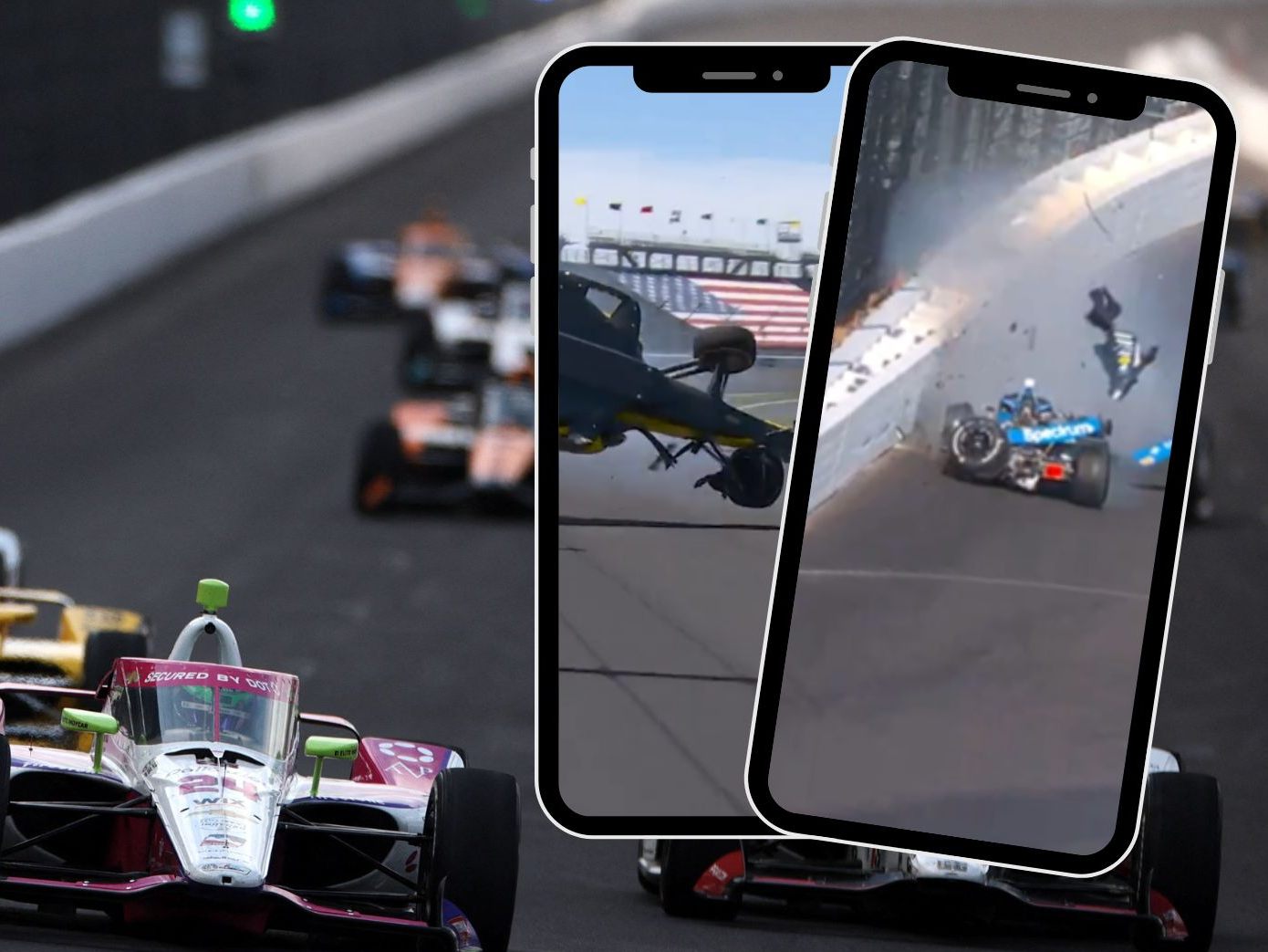 Horror-Crashs und Sensation beim Qualifying für das Indy500 Horror-Crashs und Sensation beim Qualifying für das Indy500