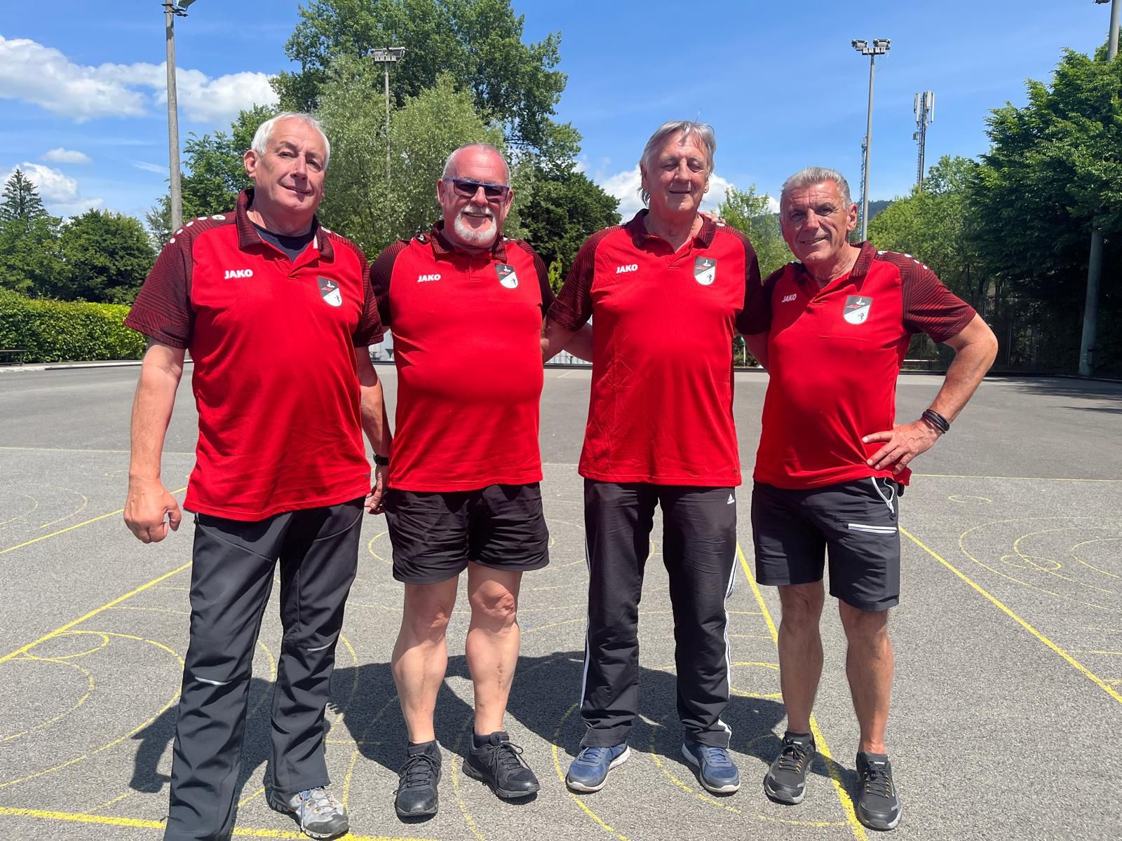 v.l. Hansjörg, Karl-Heinz, Gerhard, Raimund