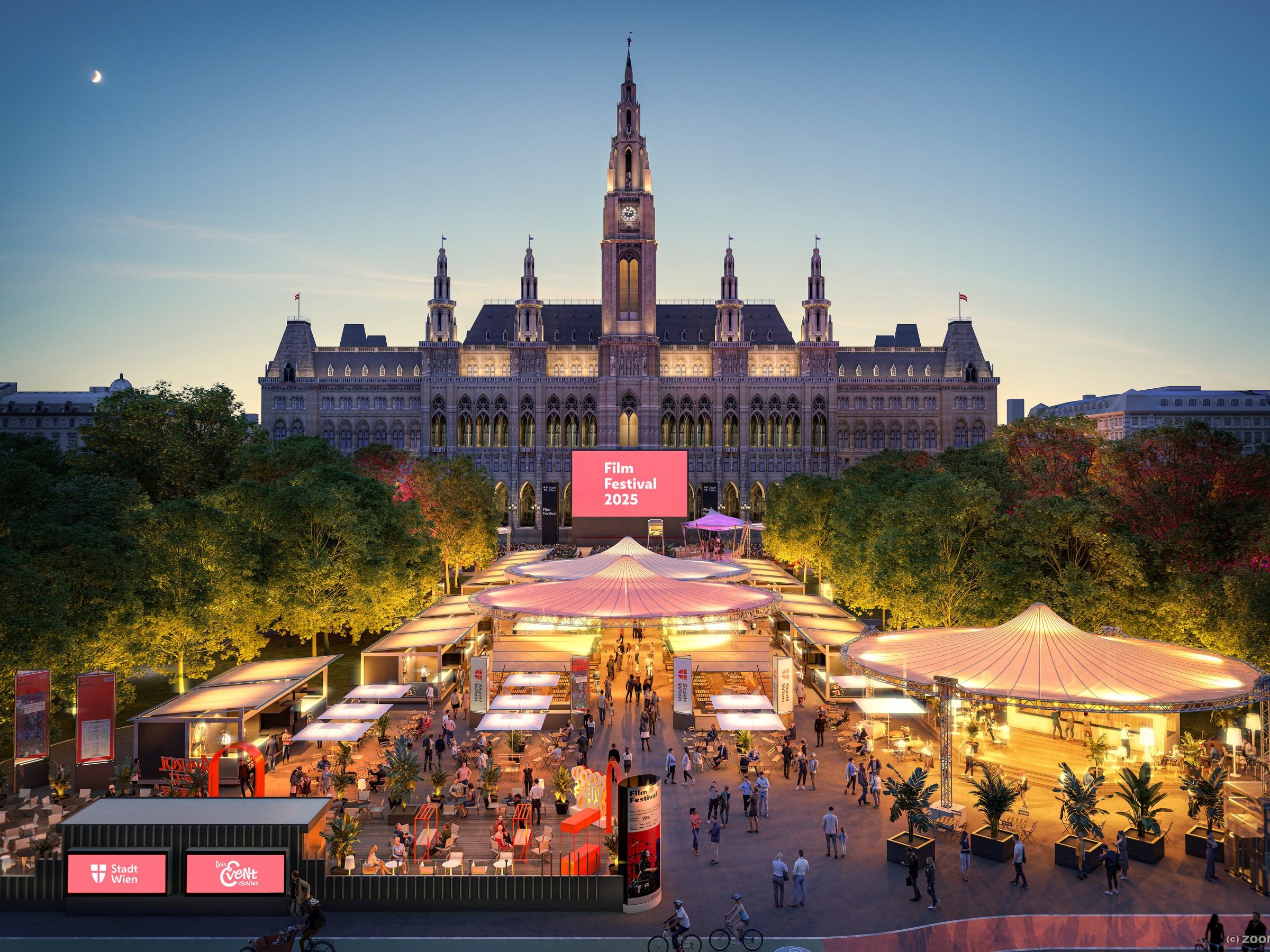 Das Film Festival am Wiener Rathausplatz erfindet sich zum 35. Geburtstag neu. Das Film Festival am Wiener Rathausplatz erfindet sich zum 35. Geburtstag neu.