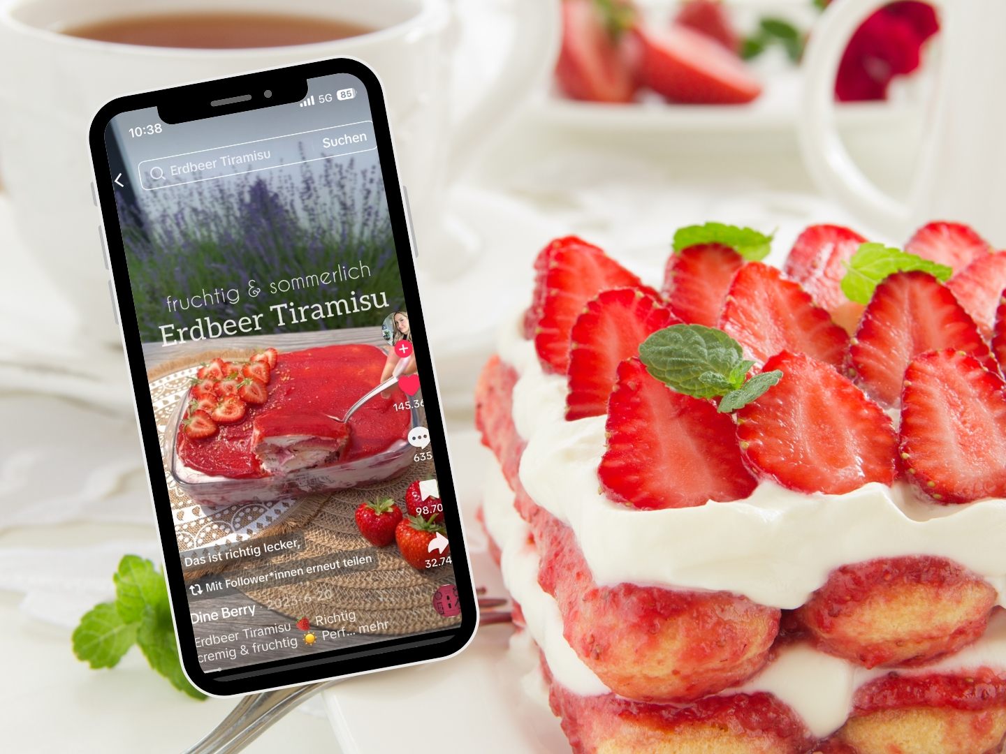 Fruchtig und sommerlich, das perfekte Rezept für den Sommer.