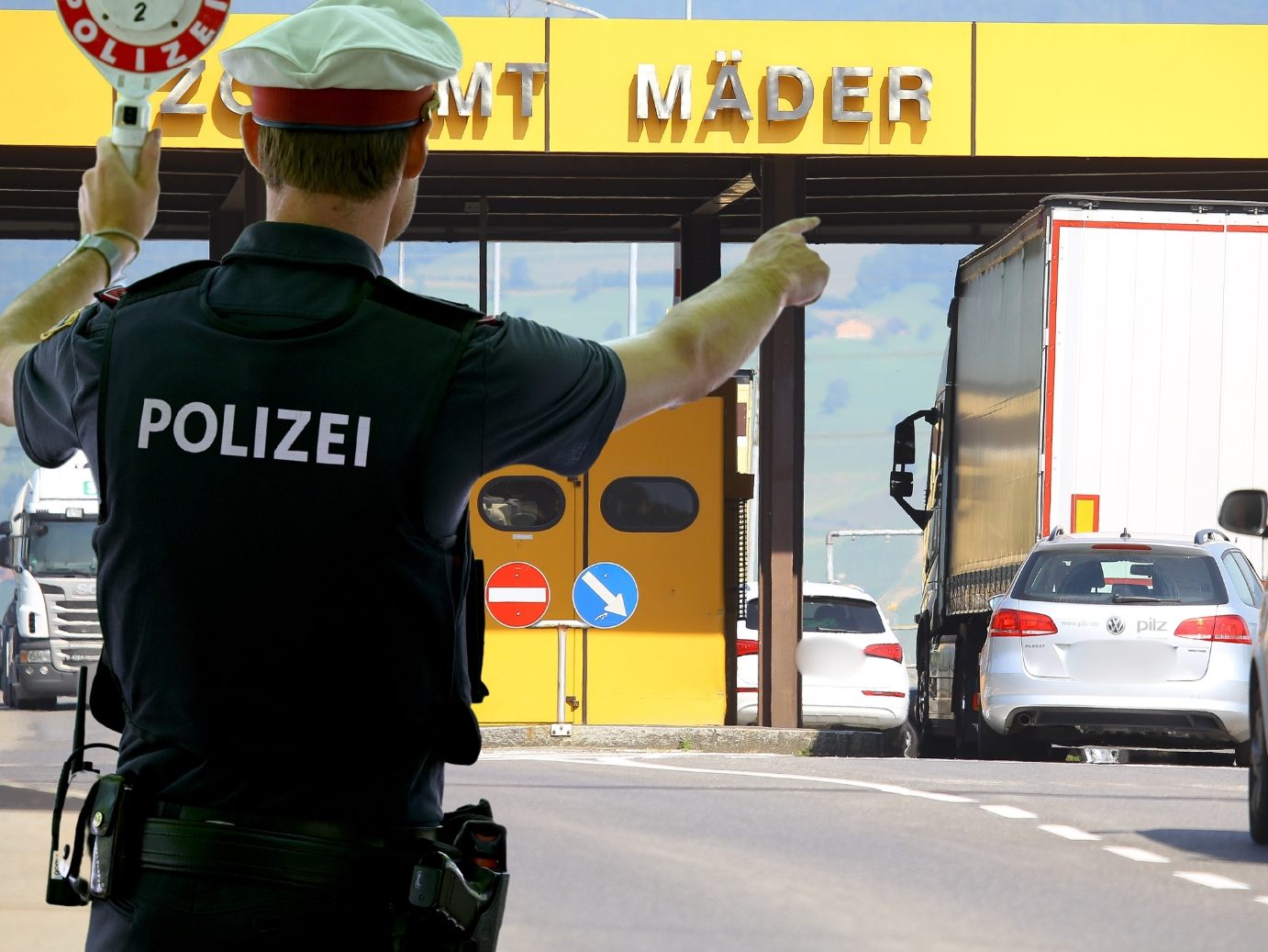 Schwerpunktaktion am Grenzübergang Mäder war ein Erfolg.