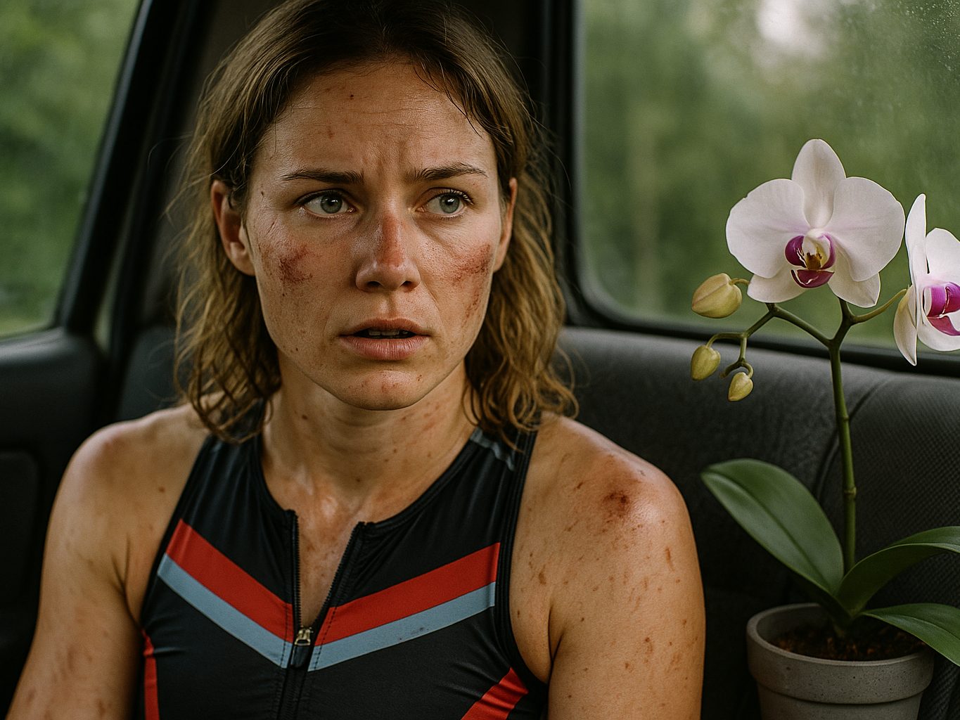 Triathletin Nathalie Birli entführt: Wie Orchideen und Geistesgegenwart ihr Leben retteten. (Symbolbild; KI generiert)