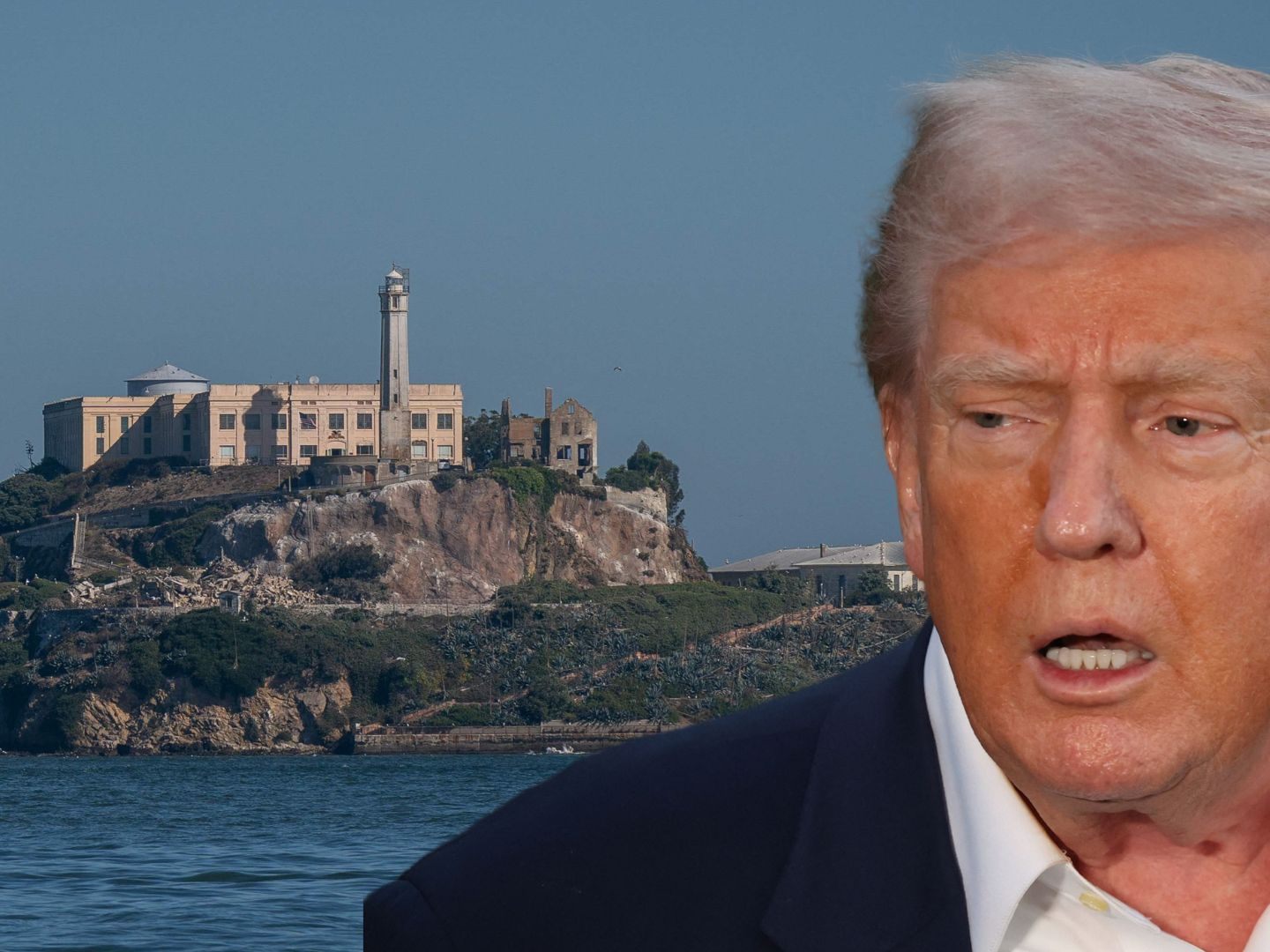 Trump will Alcatraz wieder als Gefängnis nutzen. Trump will Alcatraz wieder als Gefängnis nutzen.
