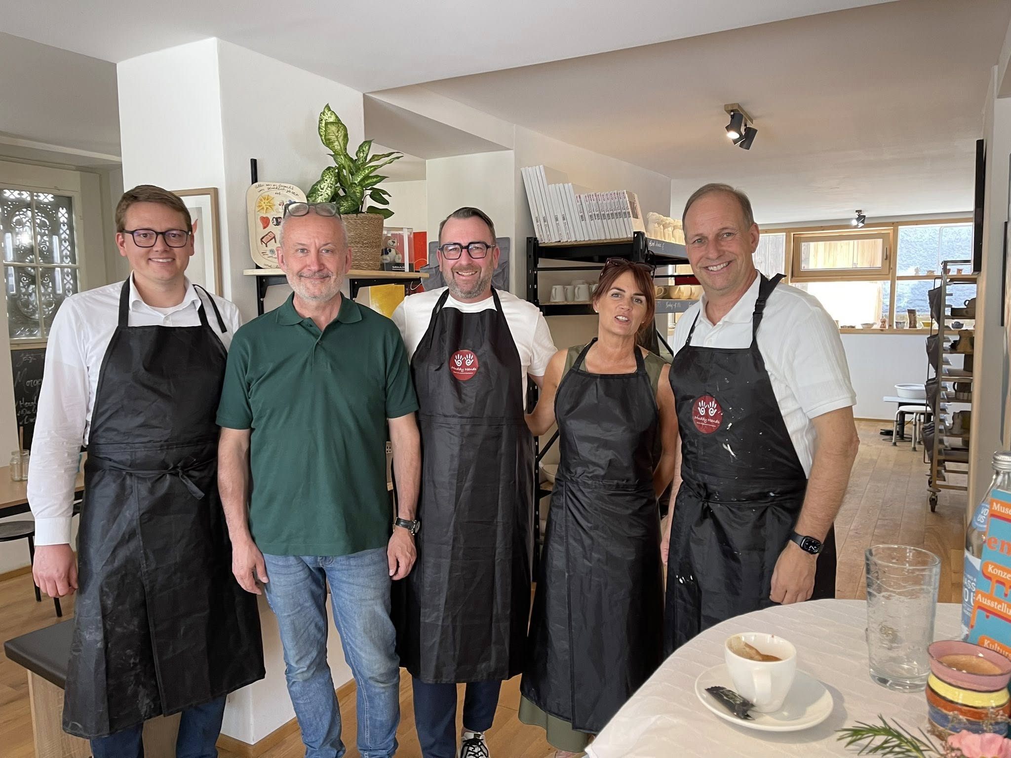 v. l. Stadtmarketing-GF Clemens Osl, Urs Zumbühl, StR. Dietmar Amann, WIGE-Obfrau Barbara Öhe-Kirchner, Bgm. Dieter Egger v. l. Stadtmarketing-GF Clemens Osl, Urs Zumbühl, StR. Dietmar Amann, WIGE-Obfrau Barbara Öhe-Kirchner, Bgm. Dieter Egger