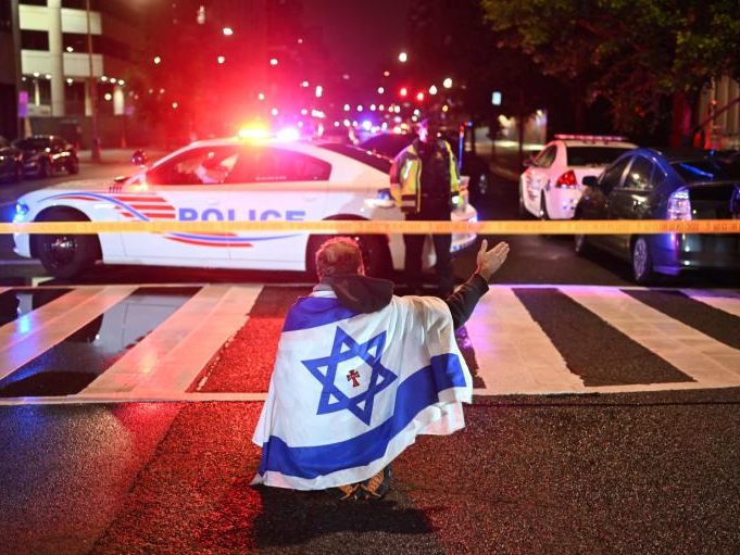 In Washington wurden zwei israelische Botschaftsmitarbeiter getötet. In Washington wurden zwei israelische Botschaftsmitarbeiter getötet.