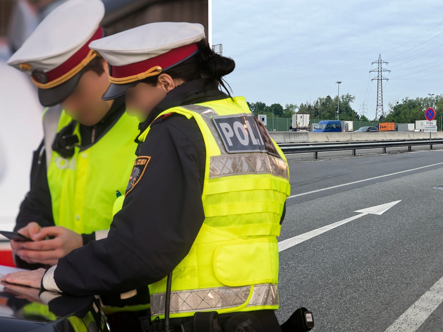 Lkw mit Gefahrgutmängeln bei Hörbranz gestoppt.