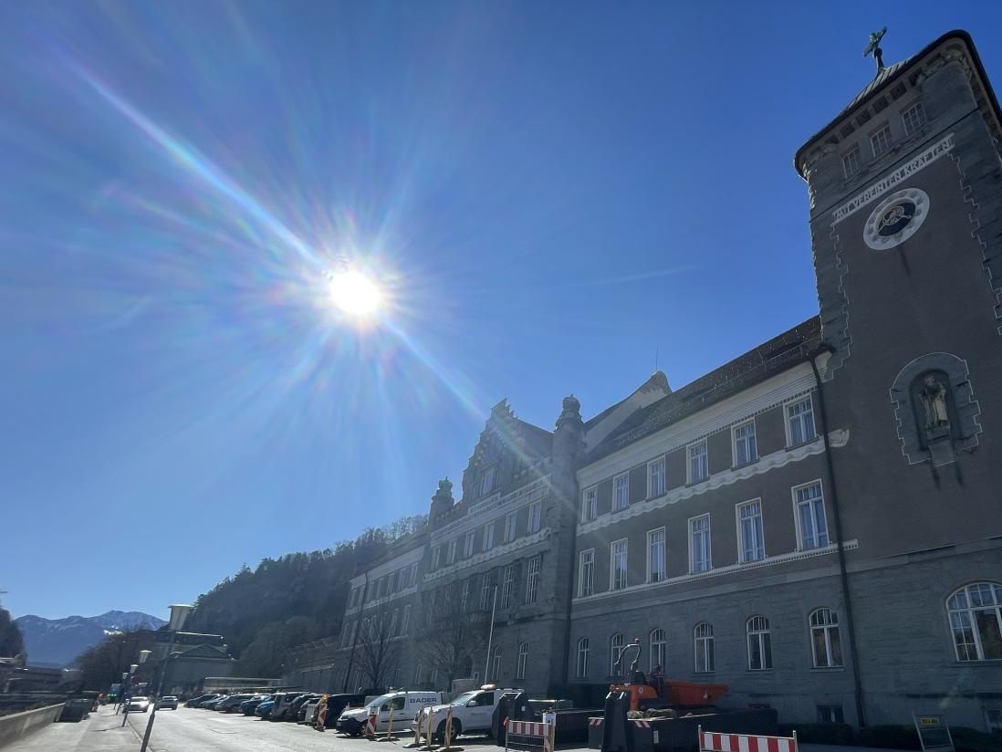 Blick auf das LG Feldkirch. Blick auf das LG Feldkirch.
