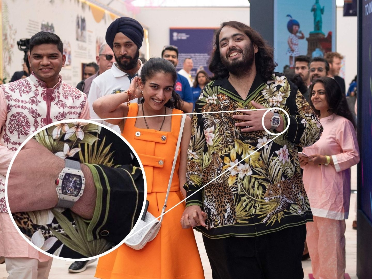 Anant Ambani, Sohn von Indiens reichstem Unternehmer, zeigt bei Auftritten seine Leidenschaft für exklusive Uhren.