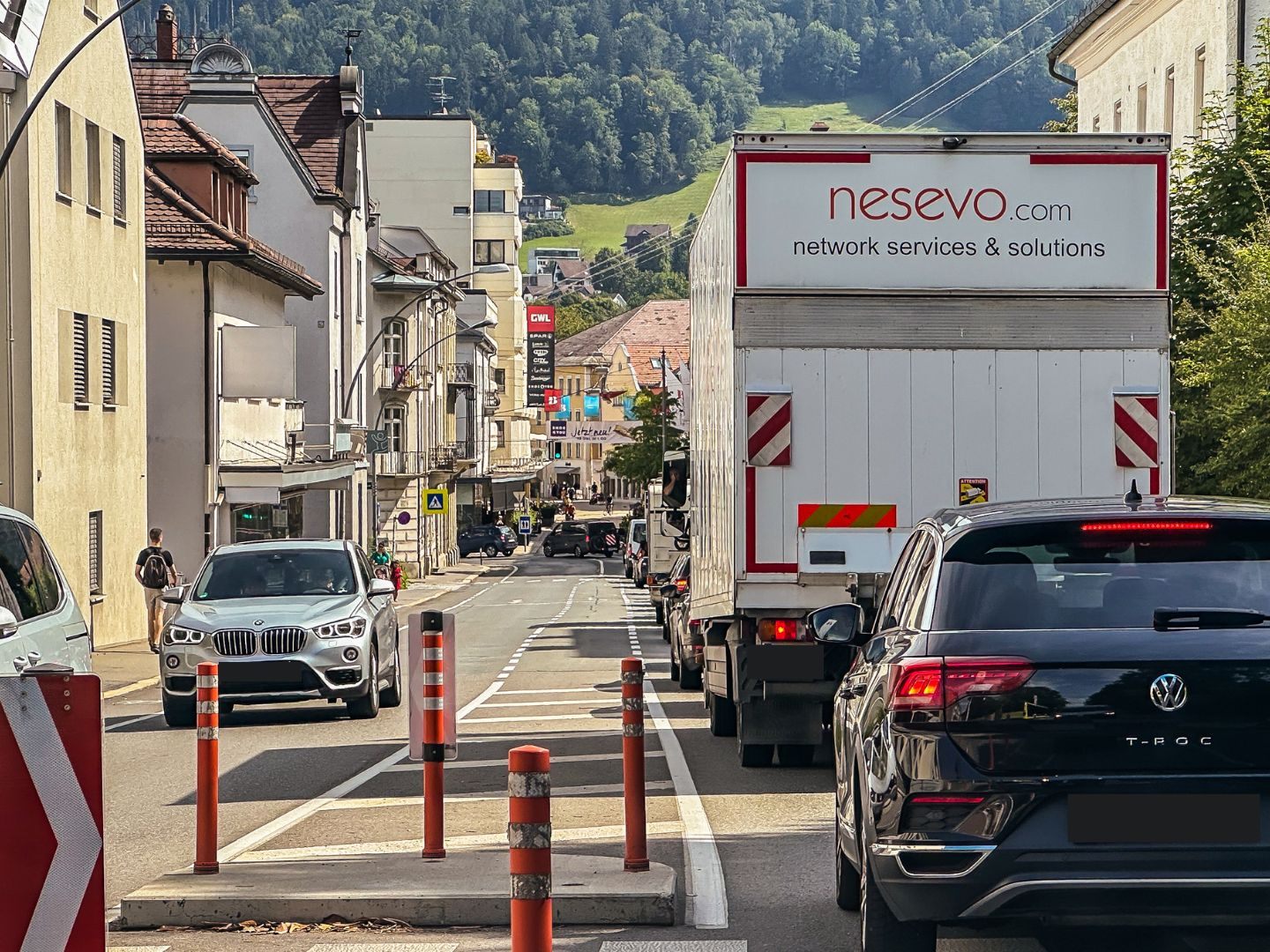 Die Bregenzer Stadtregierung strebt eine Citymaut für Verkehrsteilnehmer an, die durch die Stadt statt durch den Pfändertunnel fahren.
