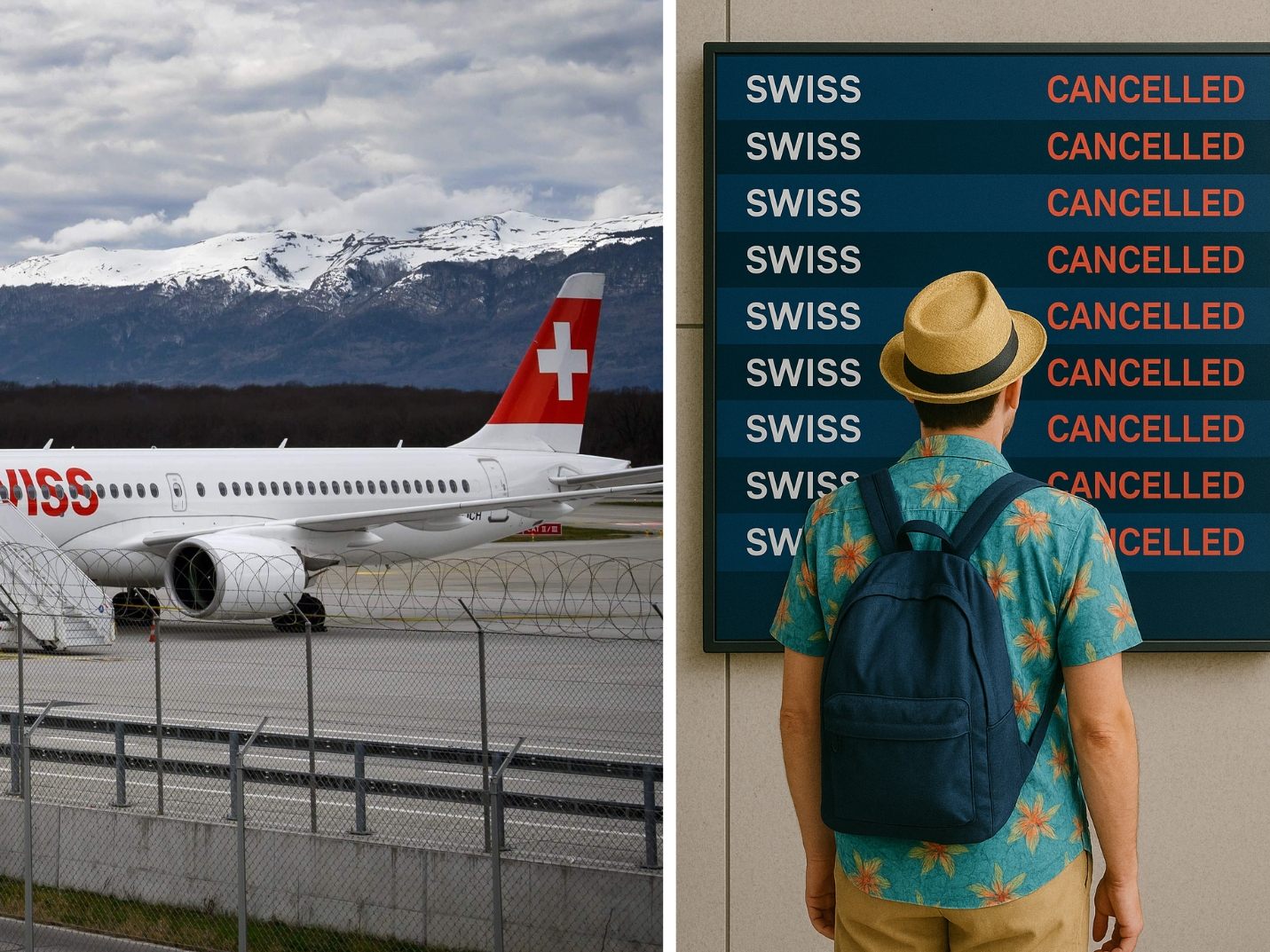 Swiss streicht 1.400 Sommerflüge. Swiss streicht 1.400 Sommerflüge.