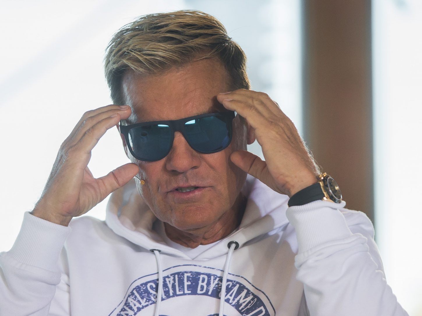 Tief betroffen vom Tod von Nadja abd el Farrag: Dieter Bohlen. Tief betroffen vom Tod von Nadja abd el Farrag: Dieter Bohlen.