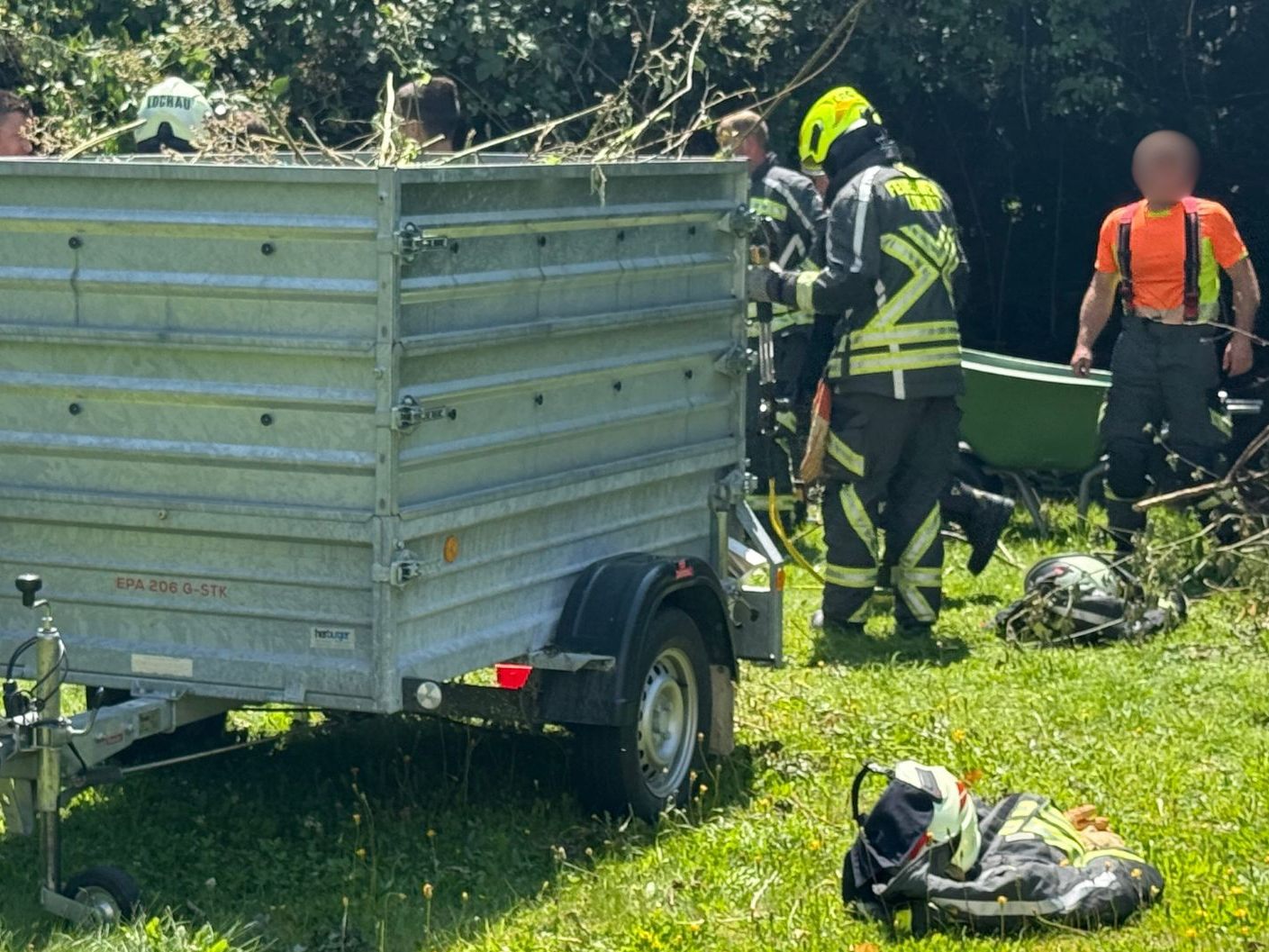 Der Mann wurde schwer verletzt.