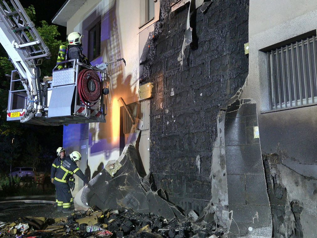 In Traiskirchen kam es zu einem Brand.
