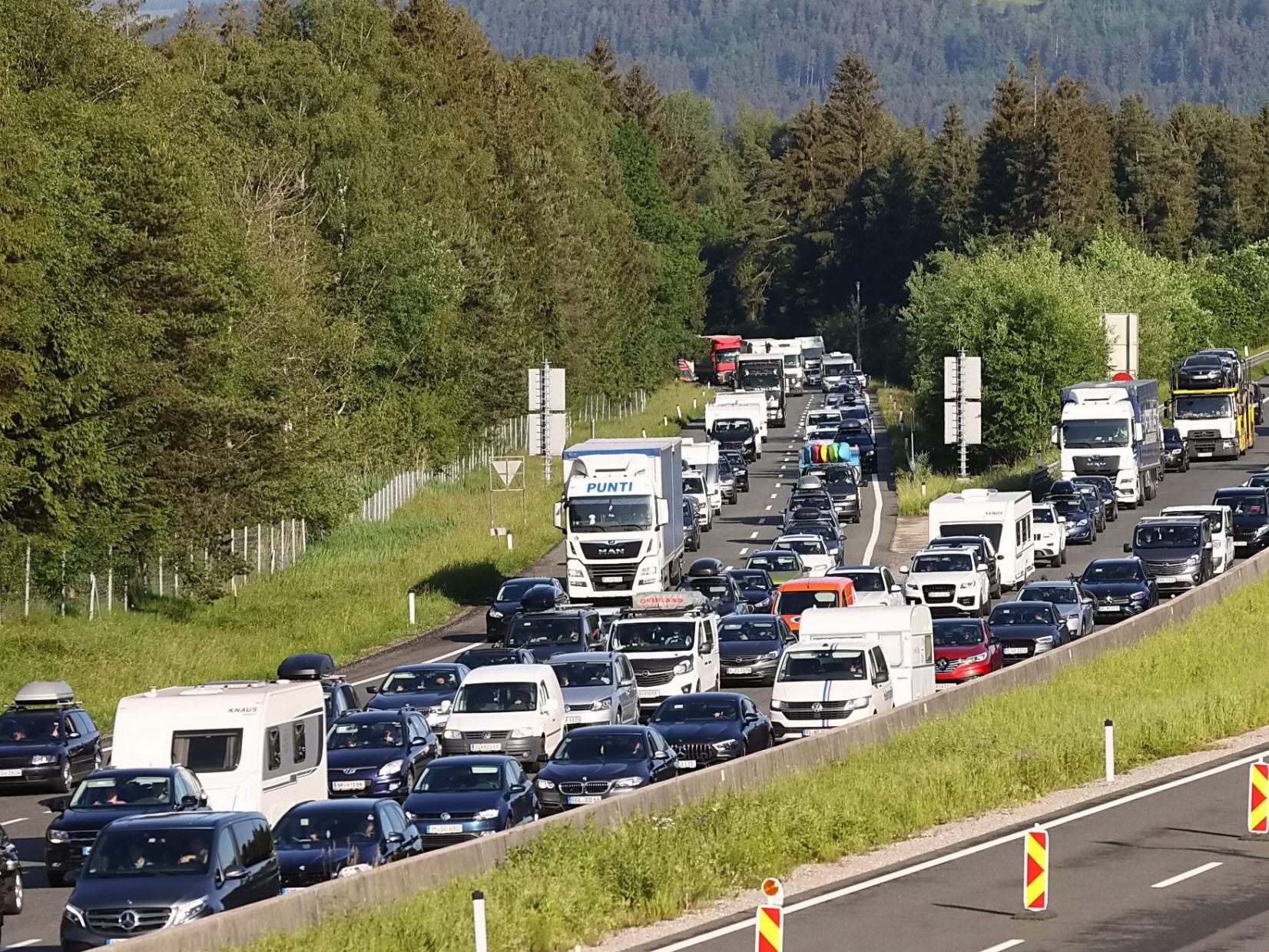 Zum F1-Wochenende am Red Bull Ring sind Staus programmiert.