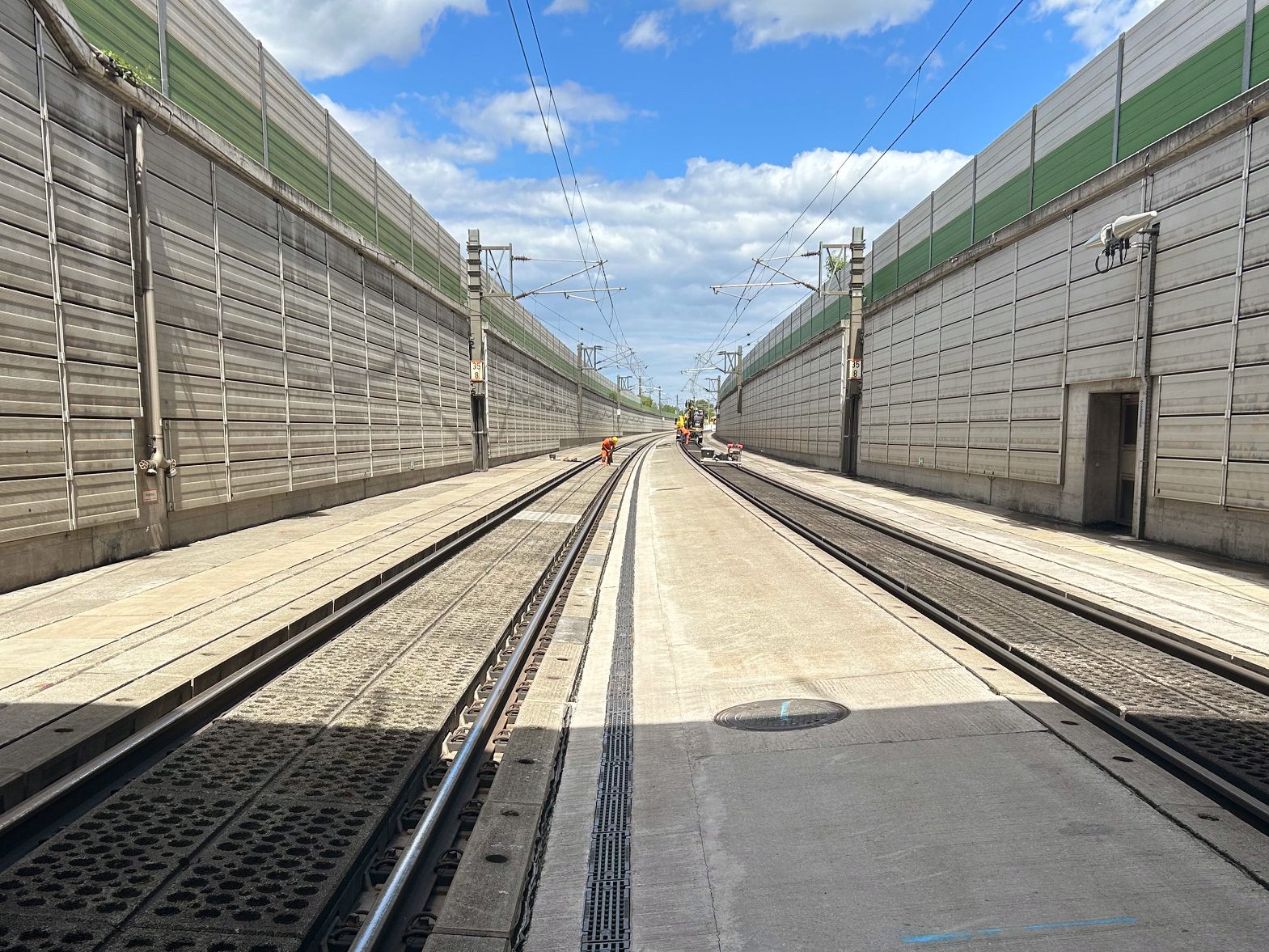 So sah es auf der "neuen" Westbahnstrecke in der vergangenen Woche aus.