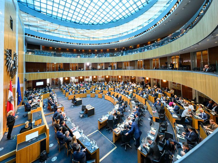 Zweiter Tag der Budgetdebatte im Nationalrat.