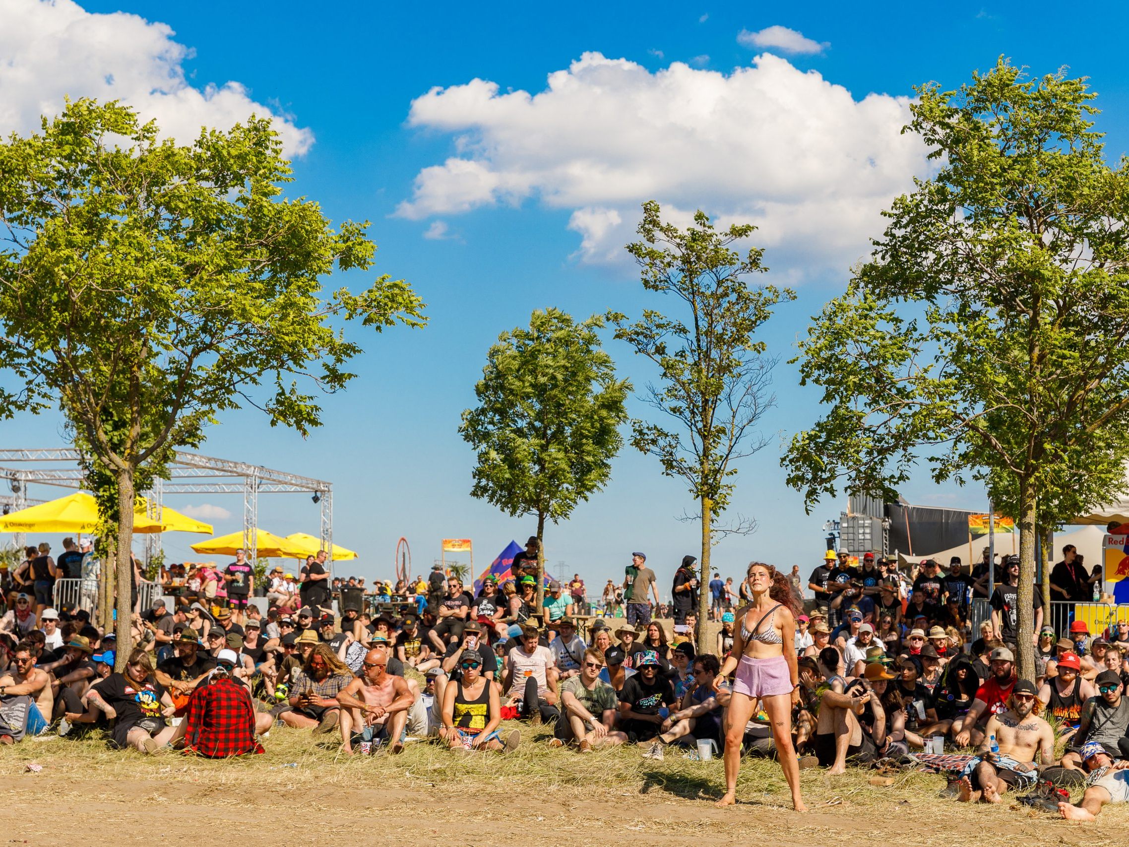 Am Nova Rock 2025 erwartet die Besuchenden ein überwiegend sonniges Wetter.