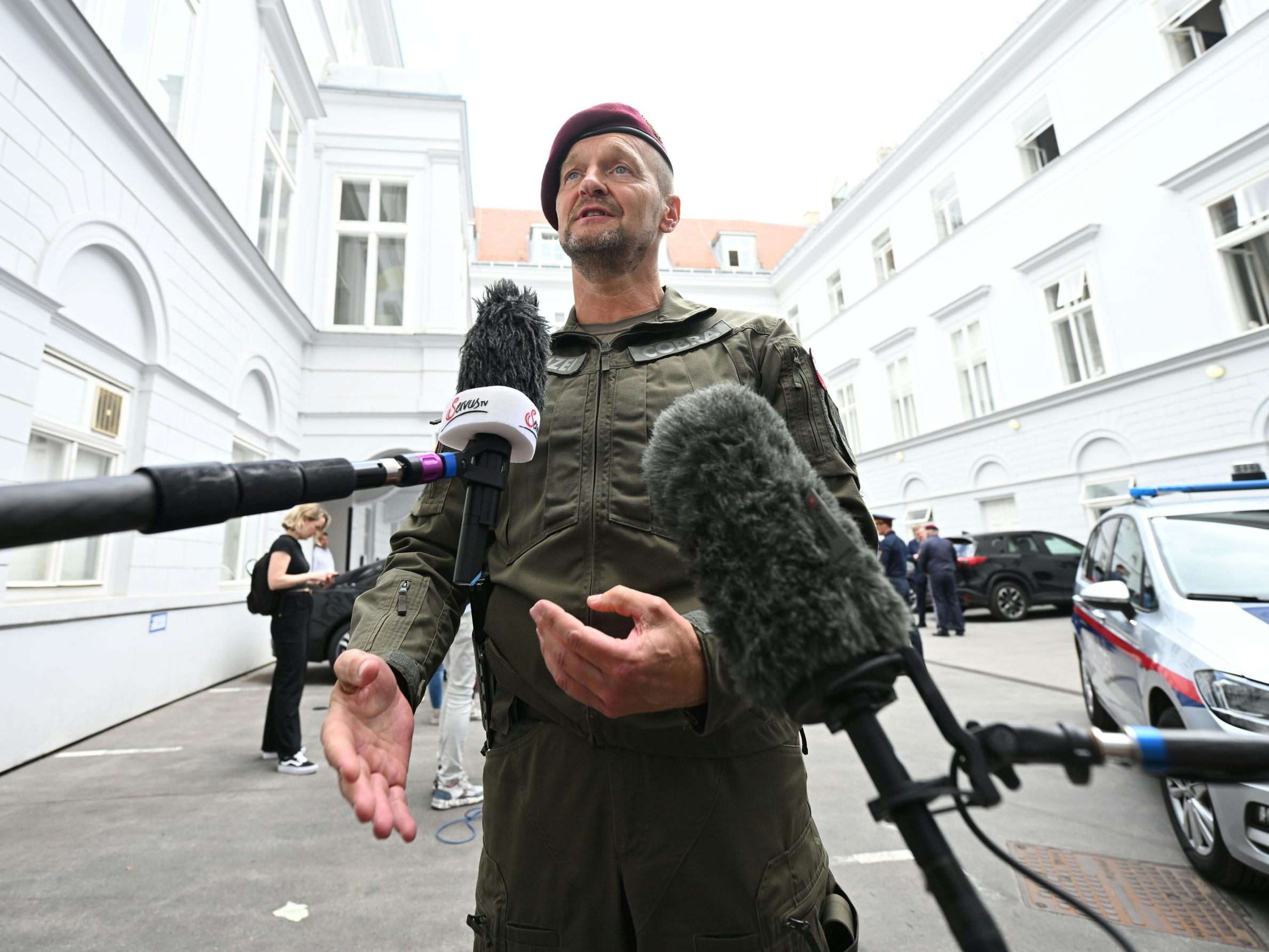 Oberst Kurt Kornberger vom Einsatzkommando Cobra im Innenministerium.